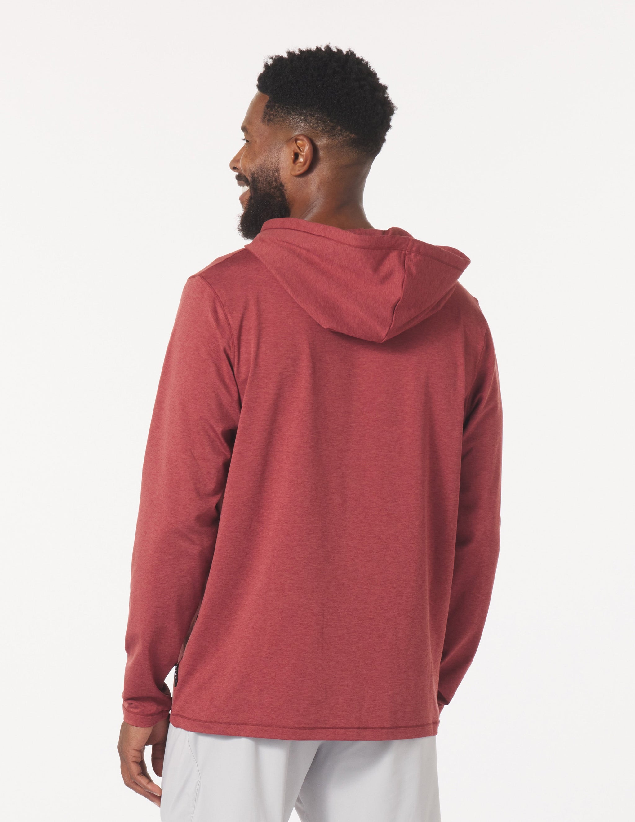 Bedford Hoodie: Brick Red Marble Bedford Hoodie: Brick Red Marble