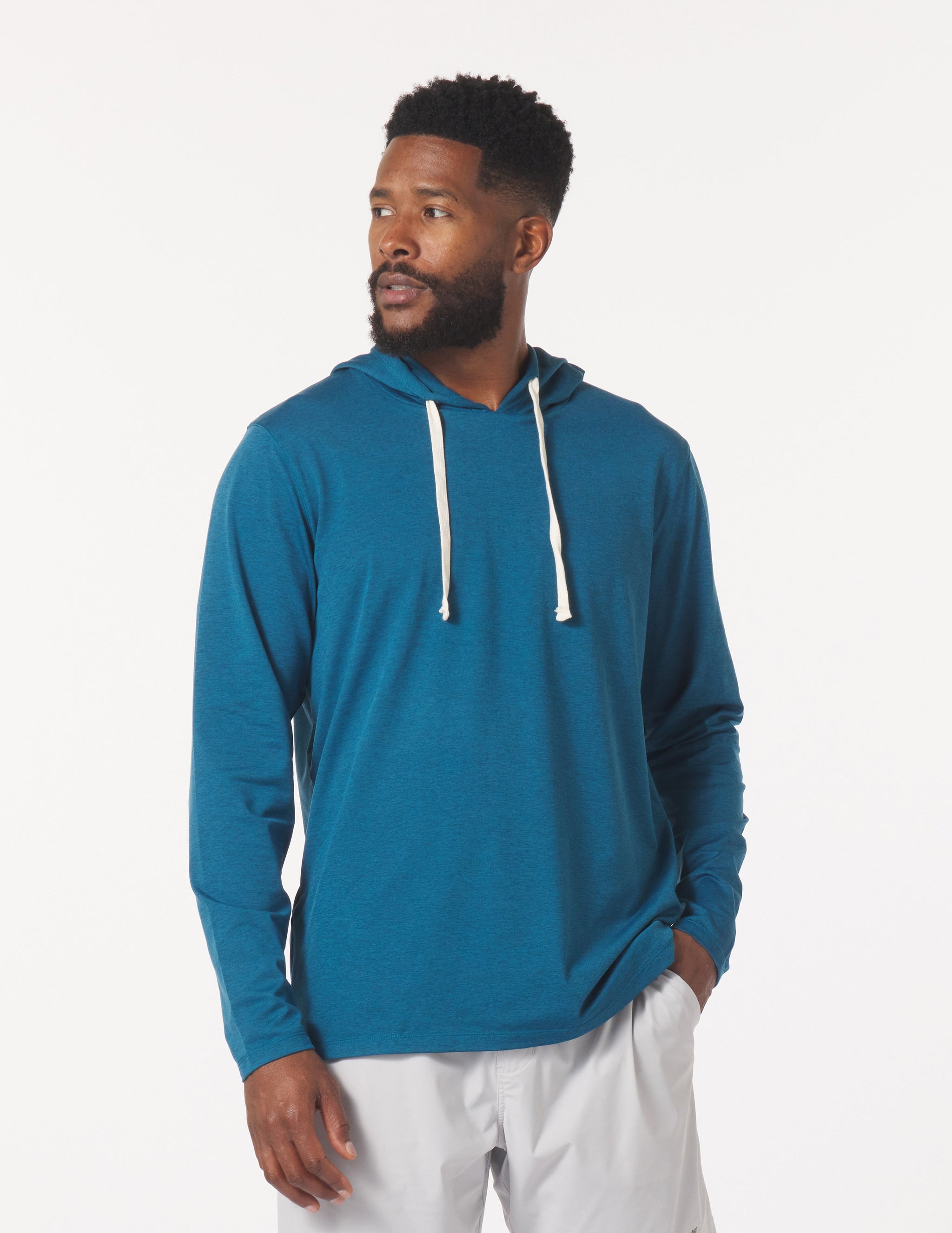 Bedford Hoodie: Moroccan Blue Marble Bedford Hoodie: Moroccan Blue Marble