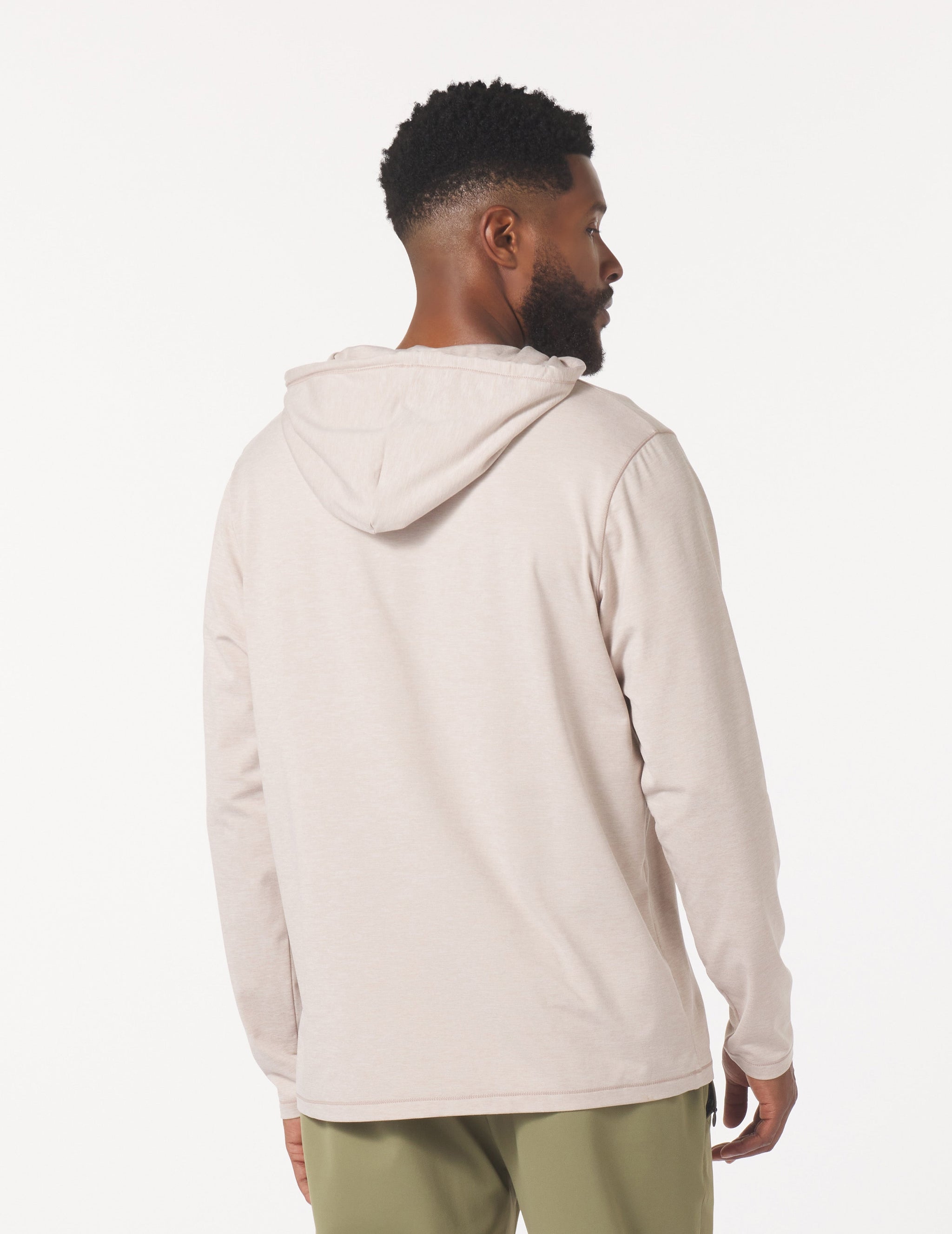 Bedford Hoodie: Oatmilk Marble Bedford Hoodie: Oatmilk Marble