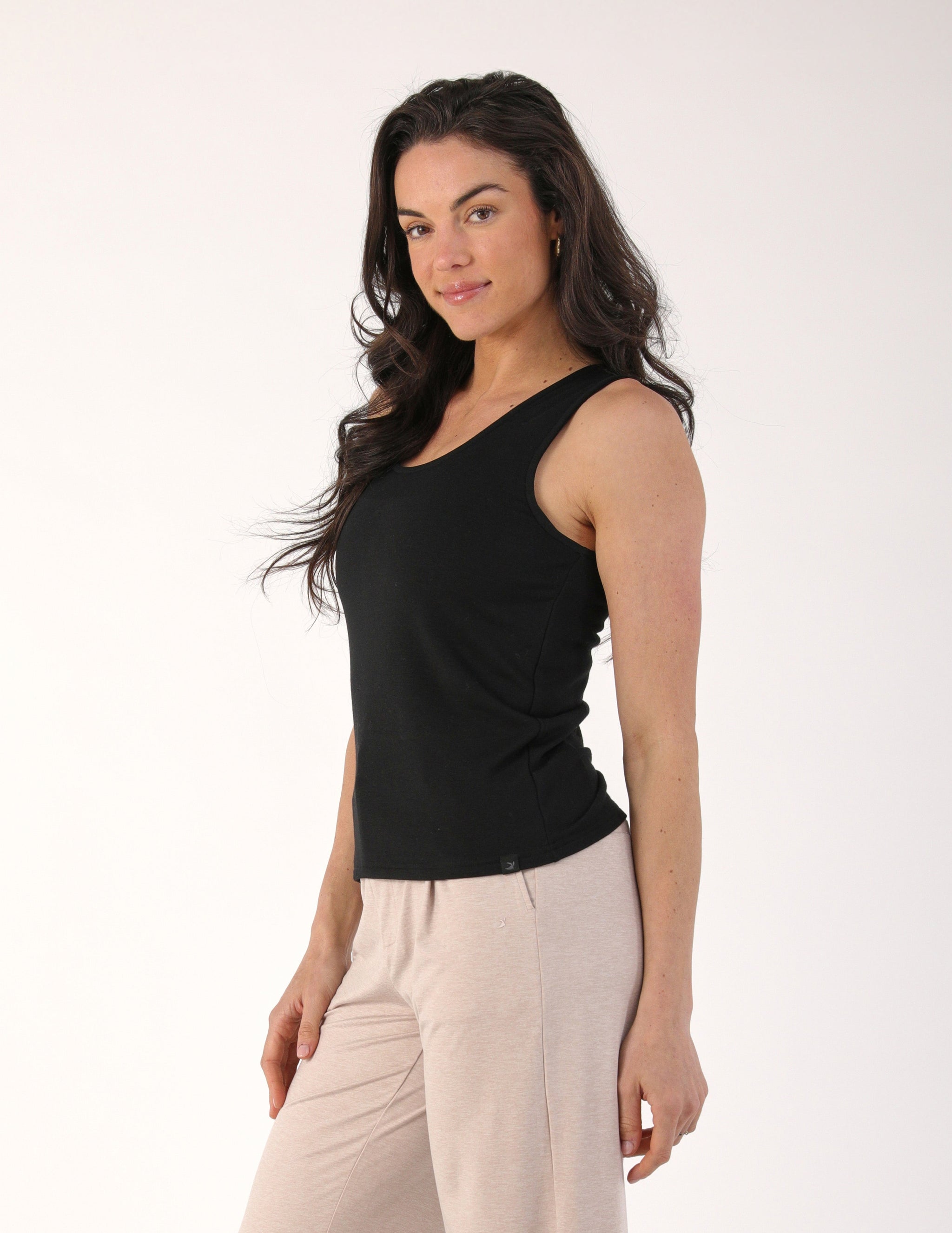 Cassie Tank: Black Cassie Tank: Black