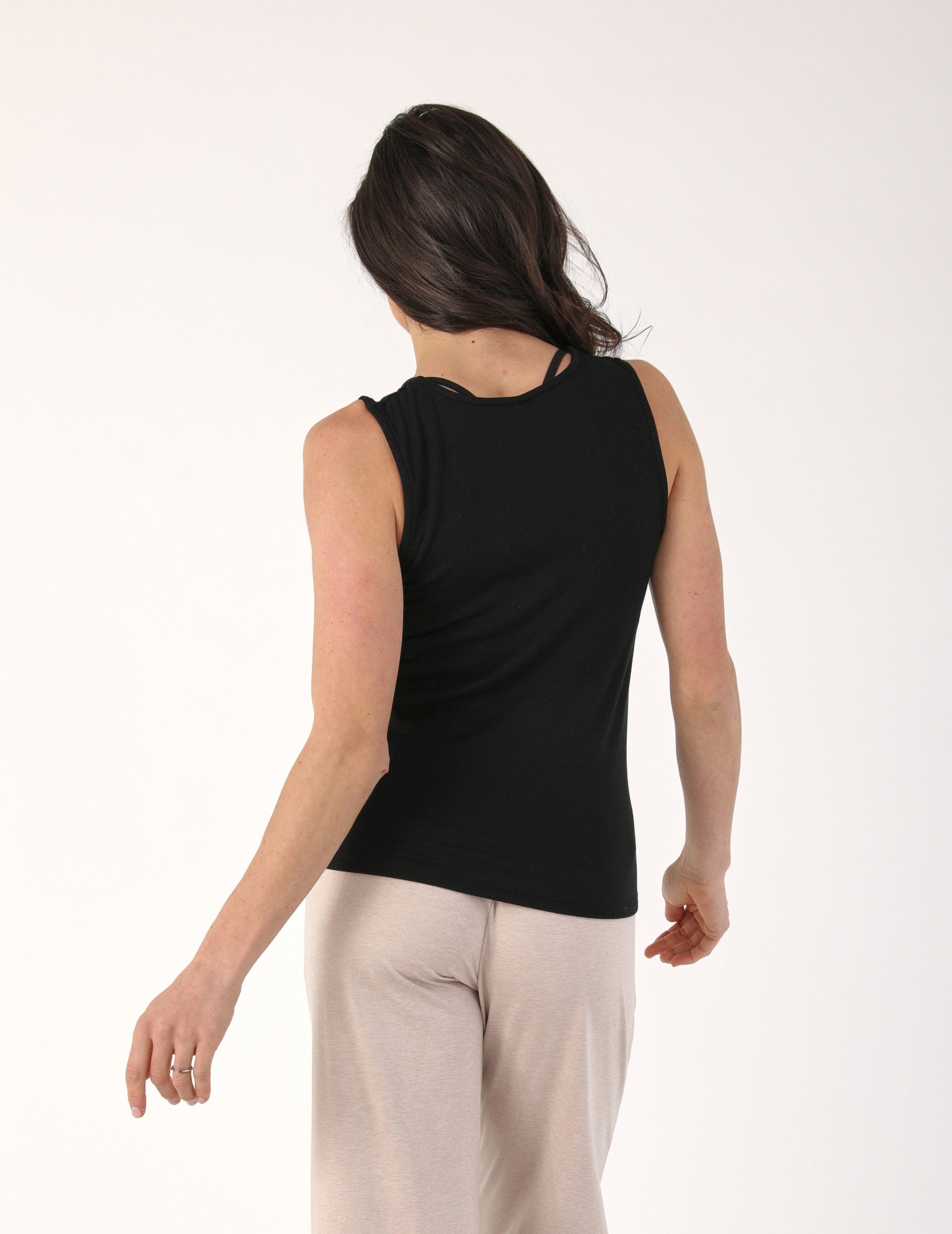 Cassie Tank: Black Cassie Tank: Black