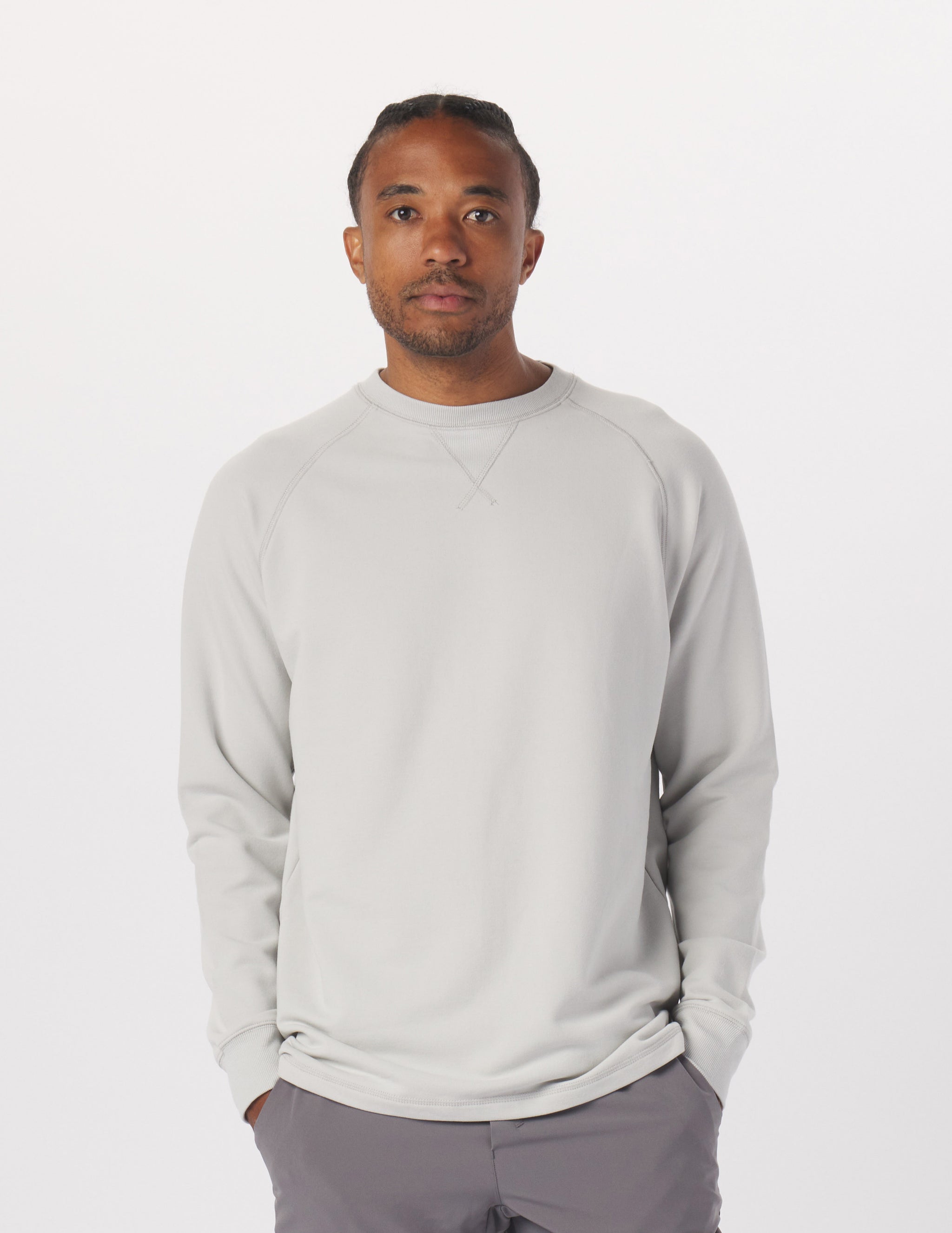 Dakota Crewneck: Ash Grey Dakota Crewneck: Ash Grey
