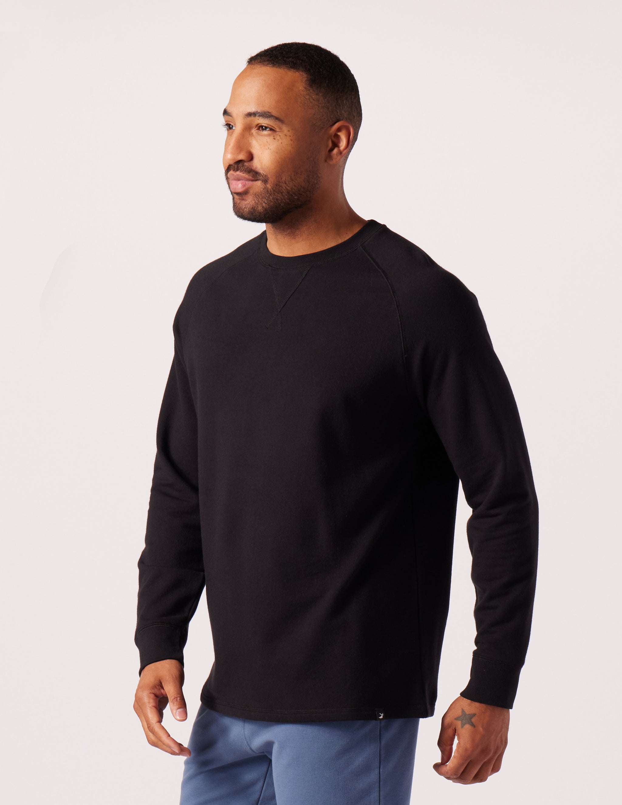 Dakota Crewneck: Black Dakota Crewneck: Black
