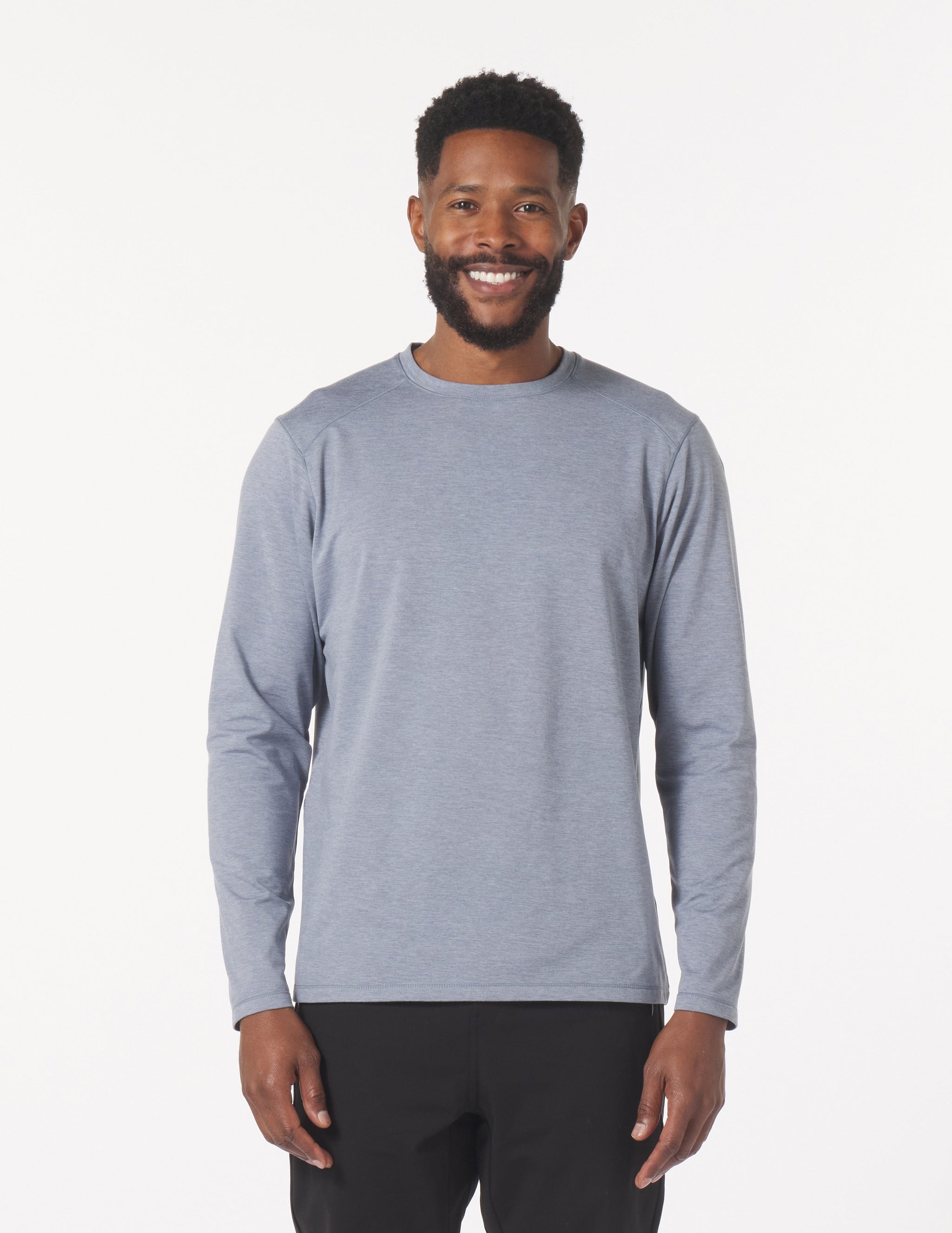Dash Crew Neck: Greystone Marble Dash Crew Neck: Greystone Marble