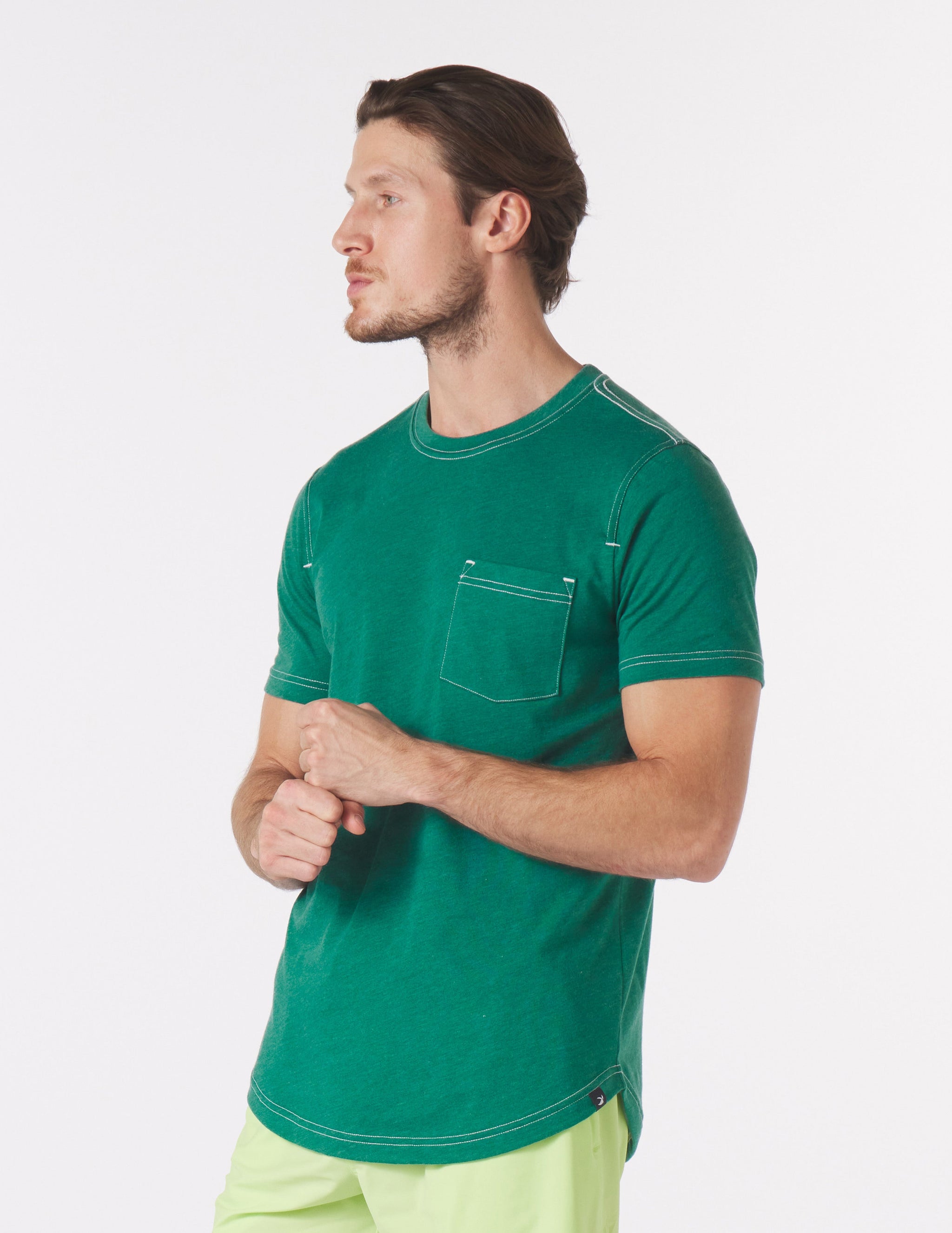 Do No Harm Tee: Emerald Heather Do No Harm Tee: Emerald Heather