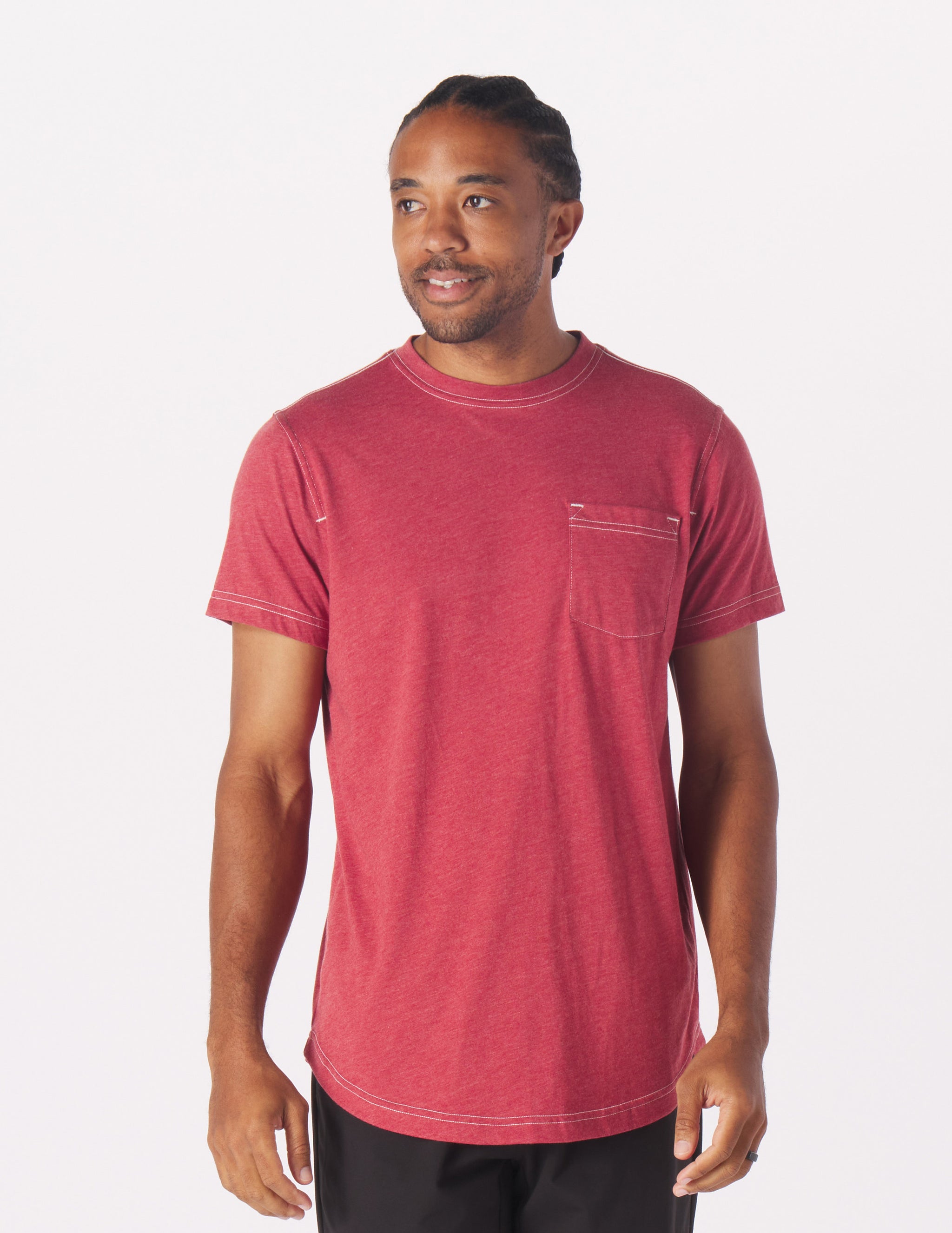 Do No Harm Tee: Cardinal Heather Do No Harm Tee: Cardinal Heather
