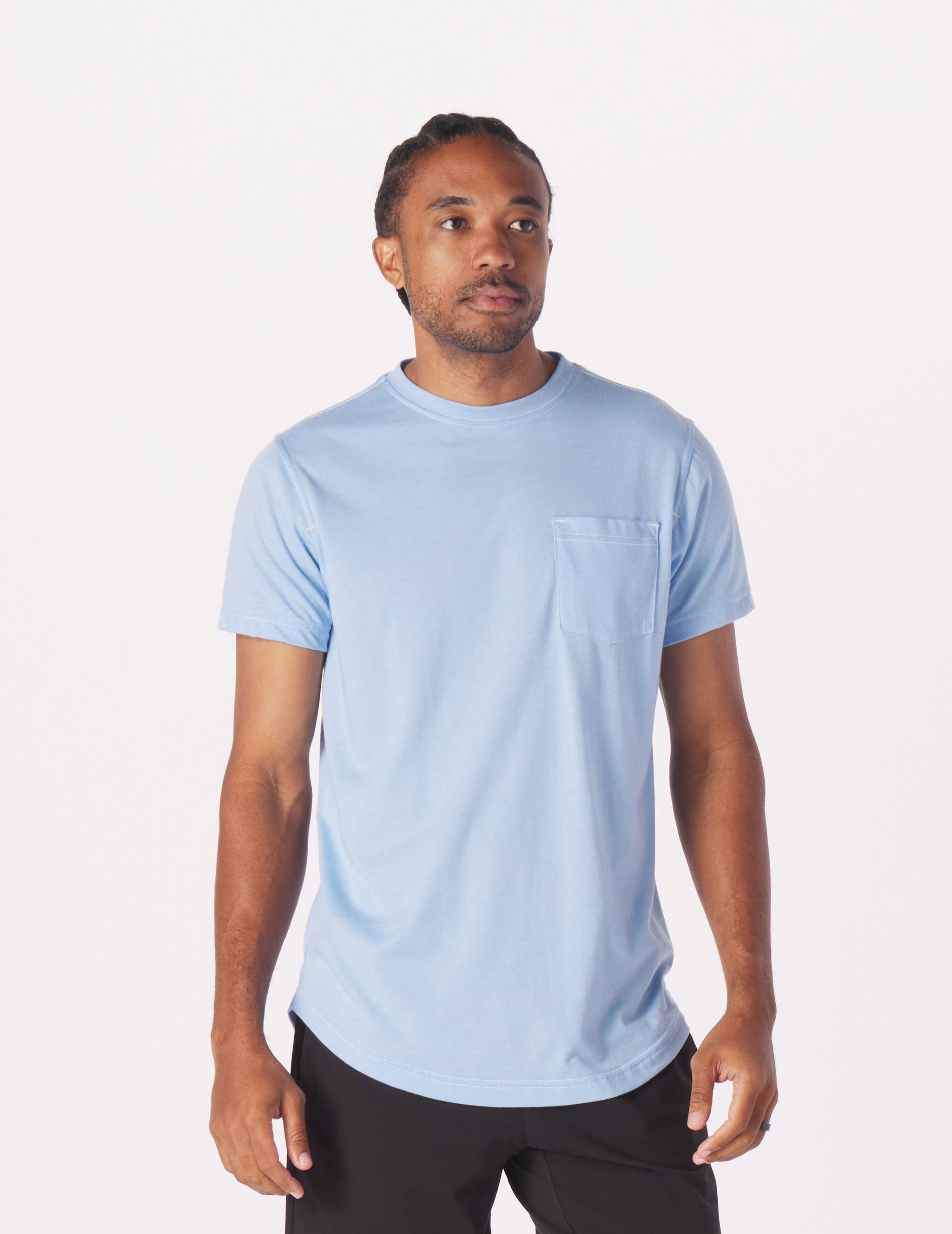 Do No Harm Tee: Ice Blue Heather Do No Harm Tee: Ice Blue Heather
