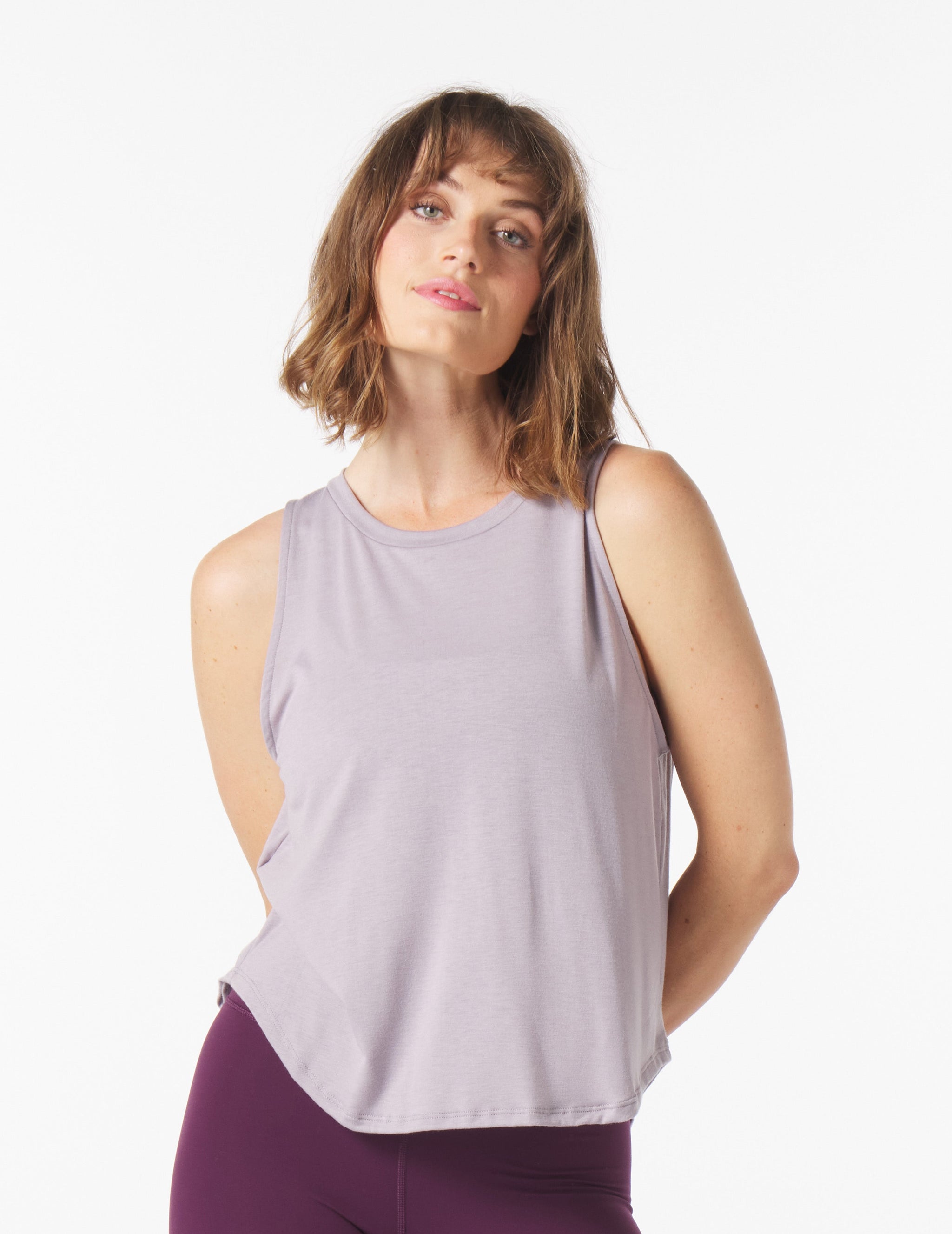 Electric Tank: Dusty Lavender Electric Tank: Dusty Lavender