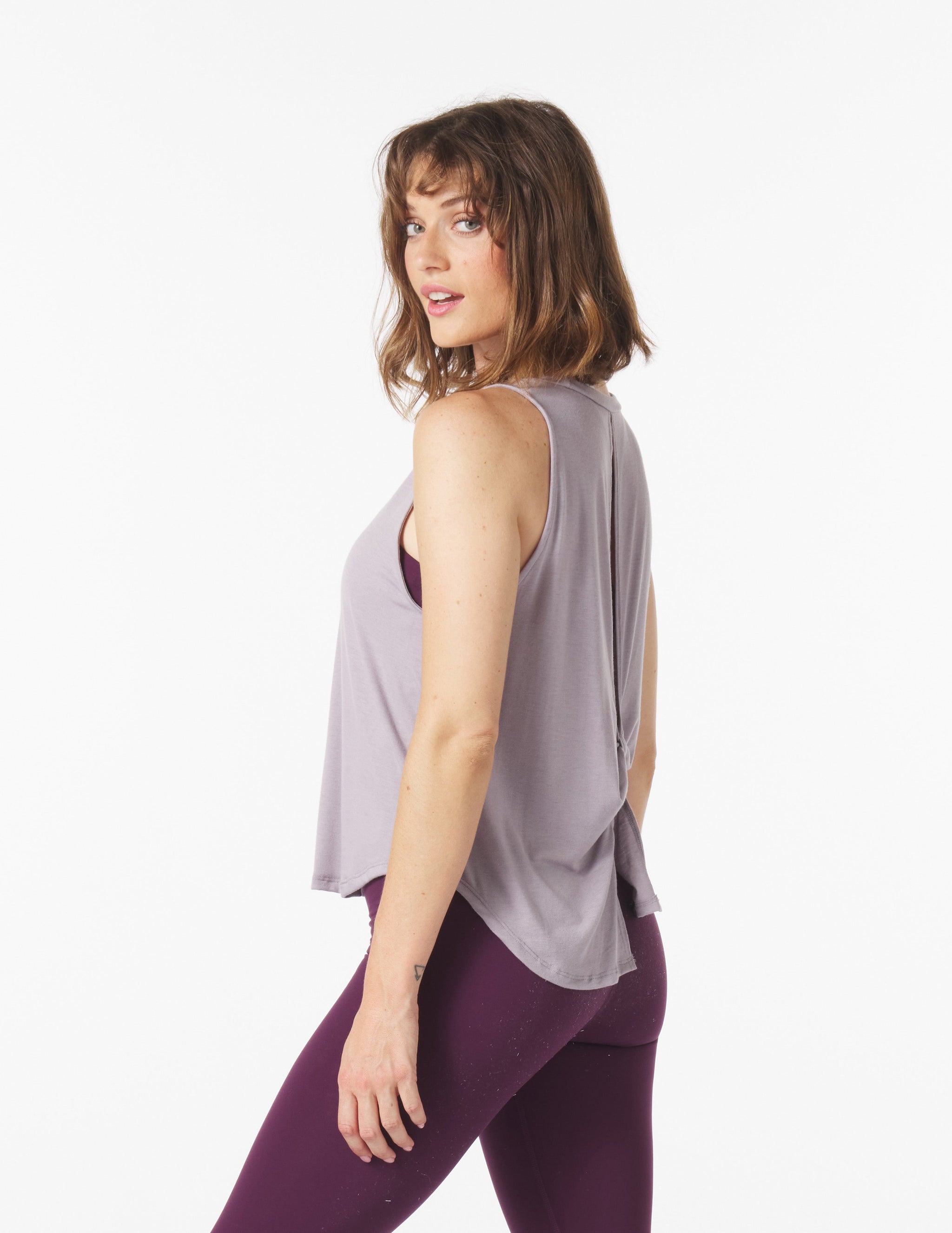 Electric Tank: Dusty Lavender Electric Tank: Dusty Lavender