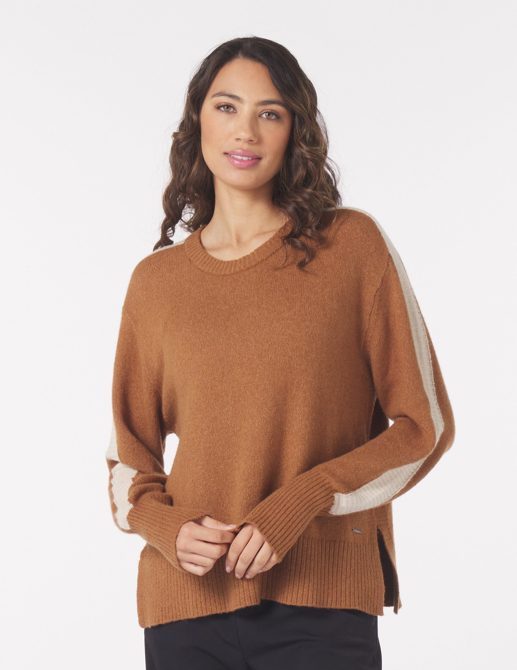 Elevated Knit Crew: Almond Elevated Knit Crew: Almond