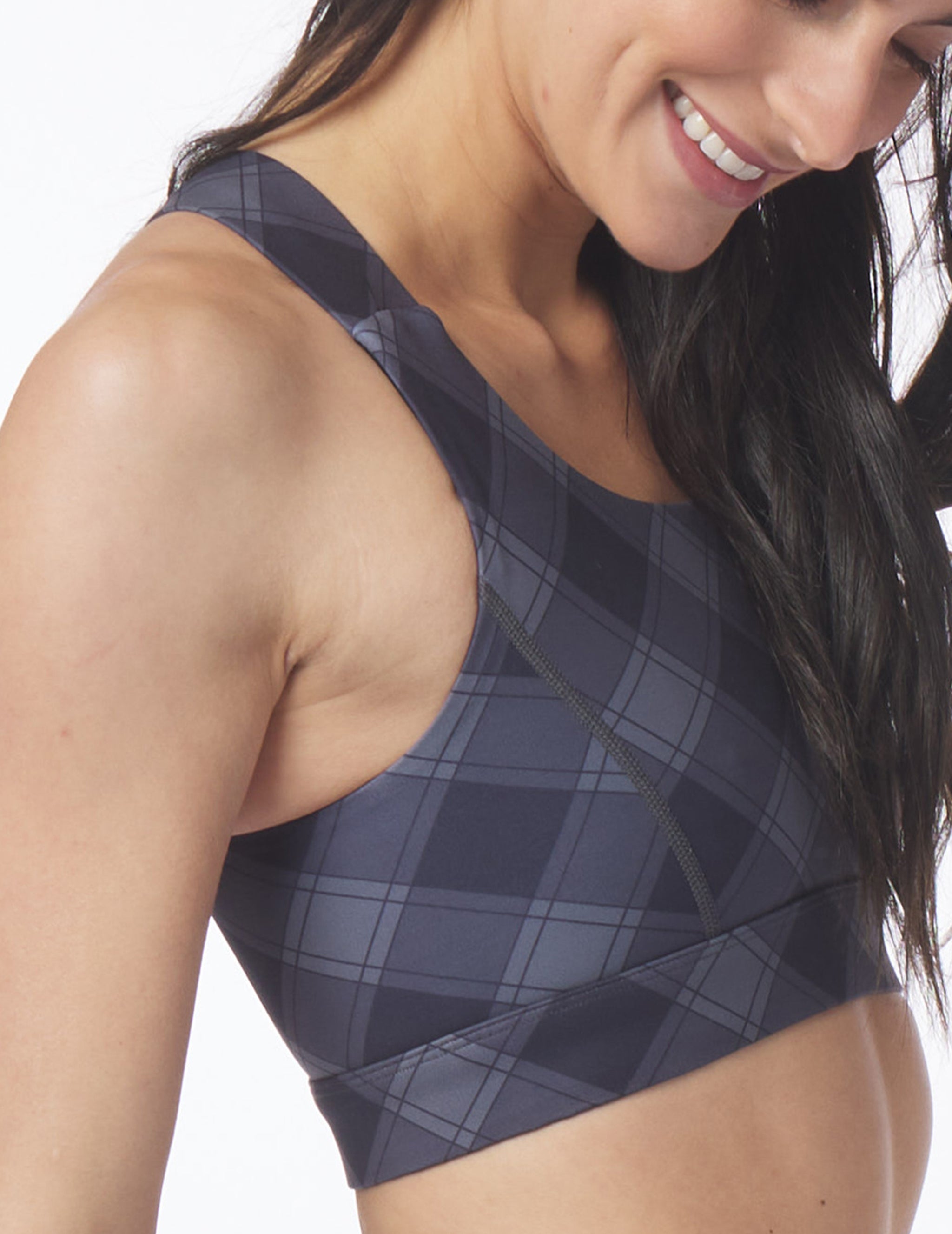 Full Force Bra: Black Buffalo Plaid Full Force Bra: Black Buffalo Plaid