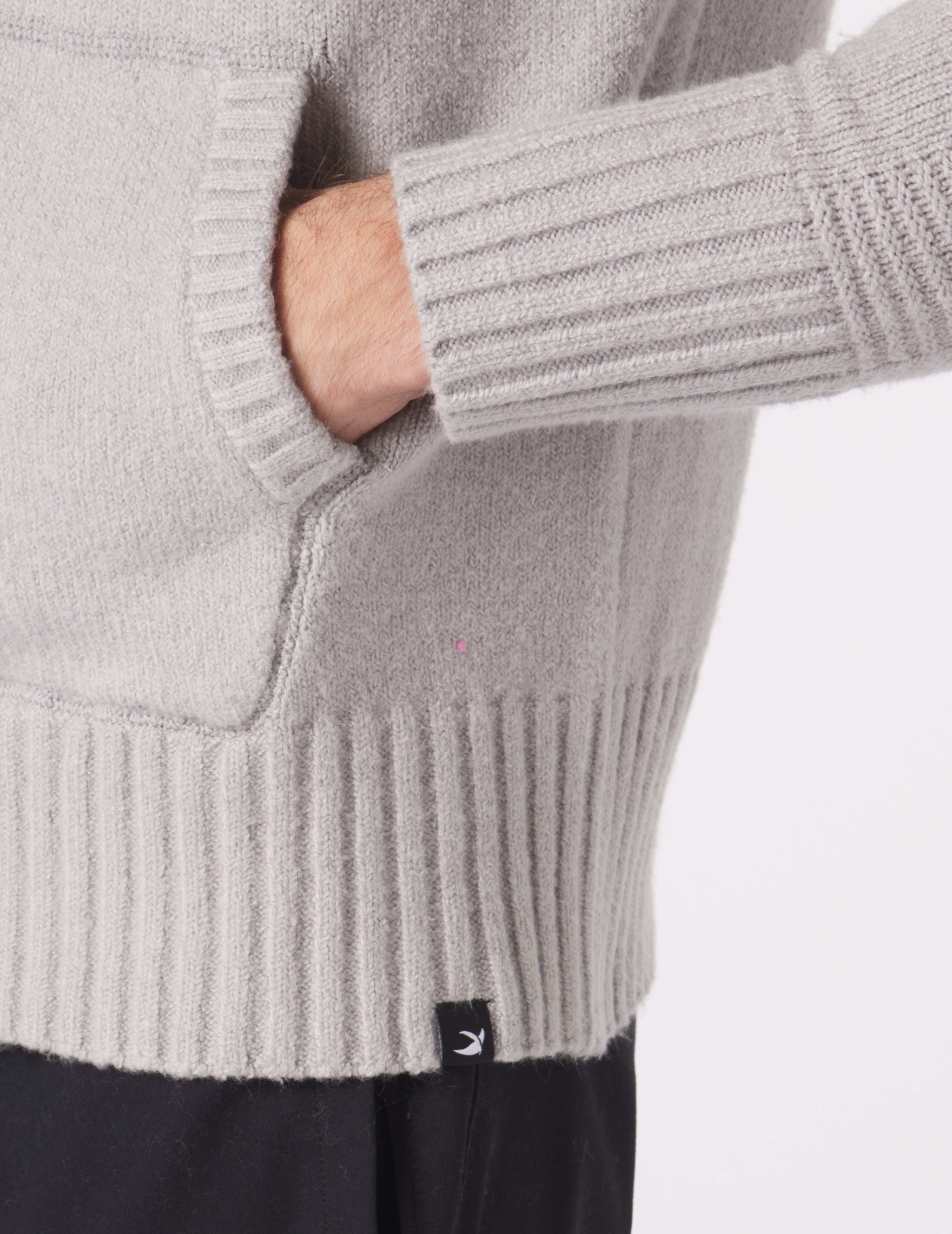 Knit Up Hoodie: Ash Grey Knit Up Hoodie: Ash Grey
