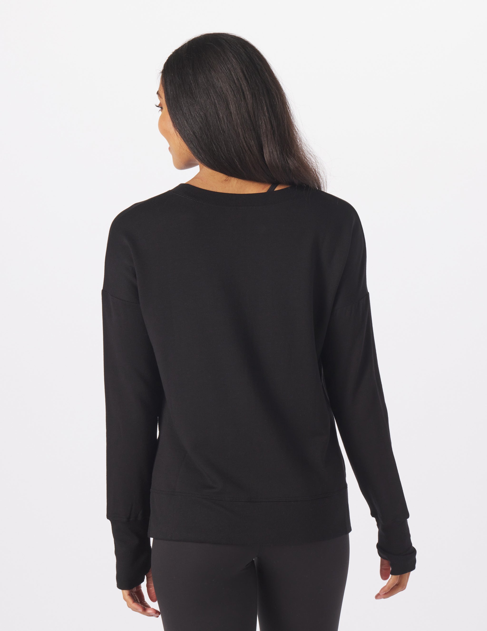 Lounge Long Sleeve: Black Lounge Long Sleeve: Black