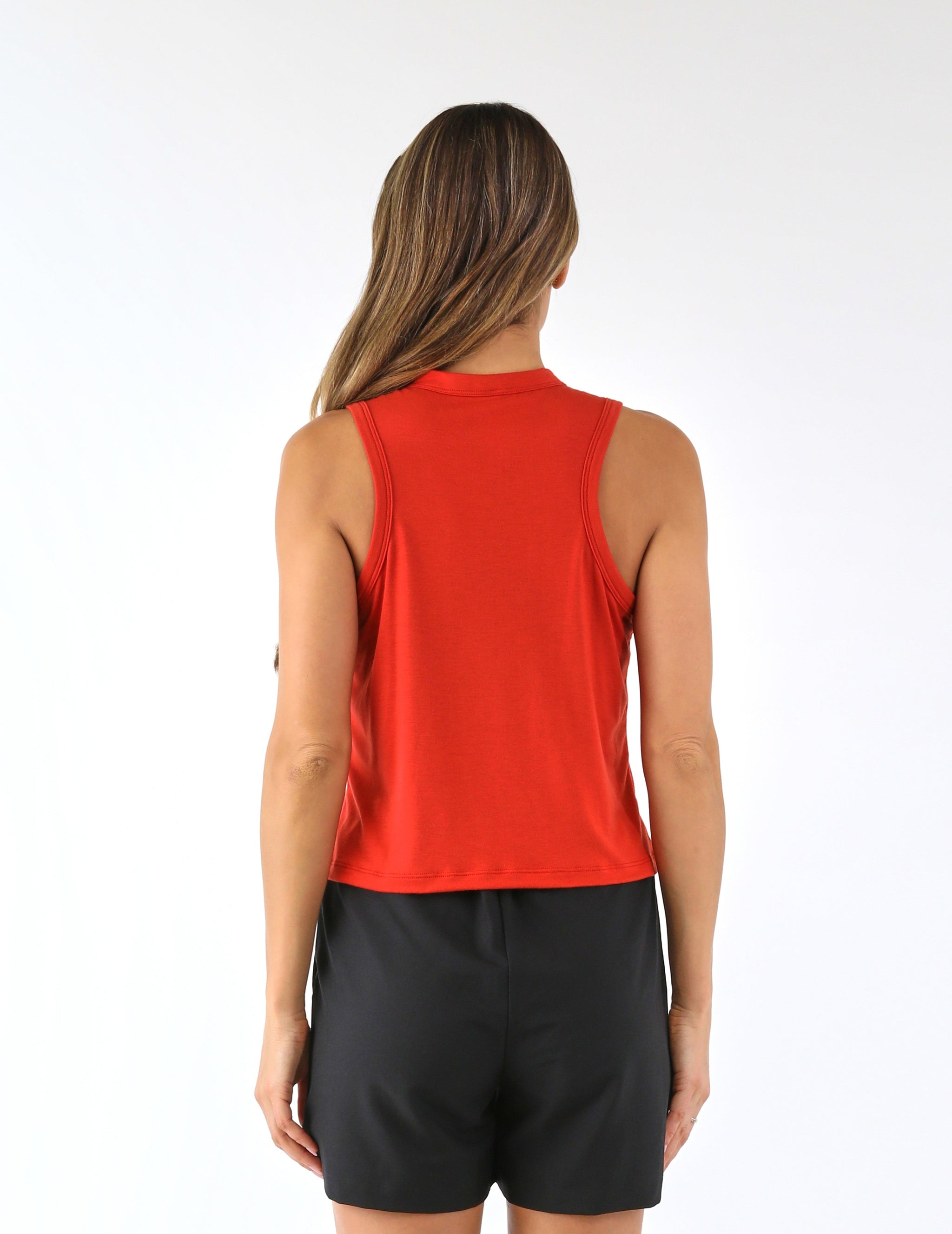 Minimalist Muscle Tank: Scarlet Minimalist Muscle Tank: Scarlet