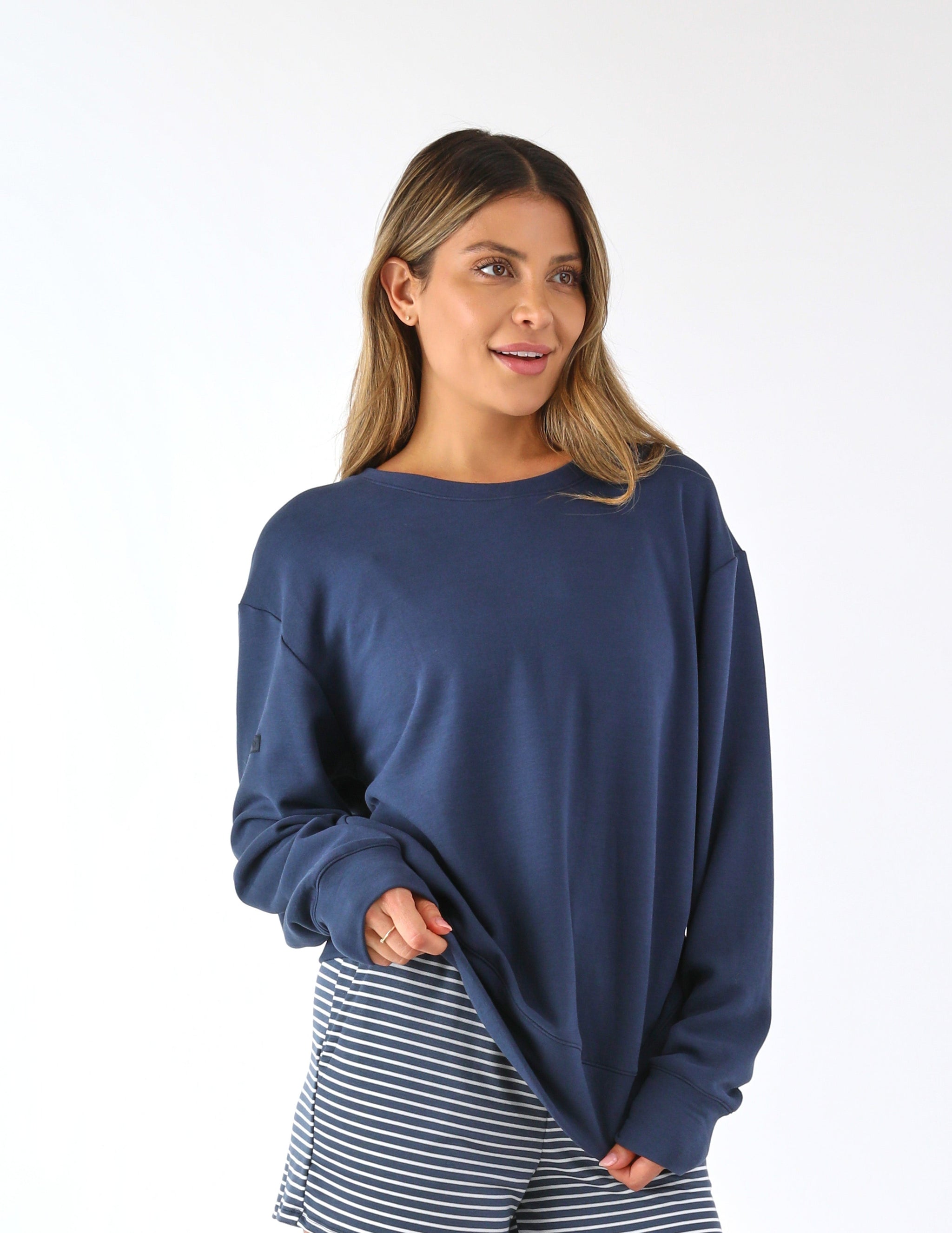 Oversized Crew: Navy Oversized Crew: Navy