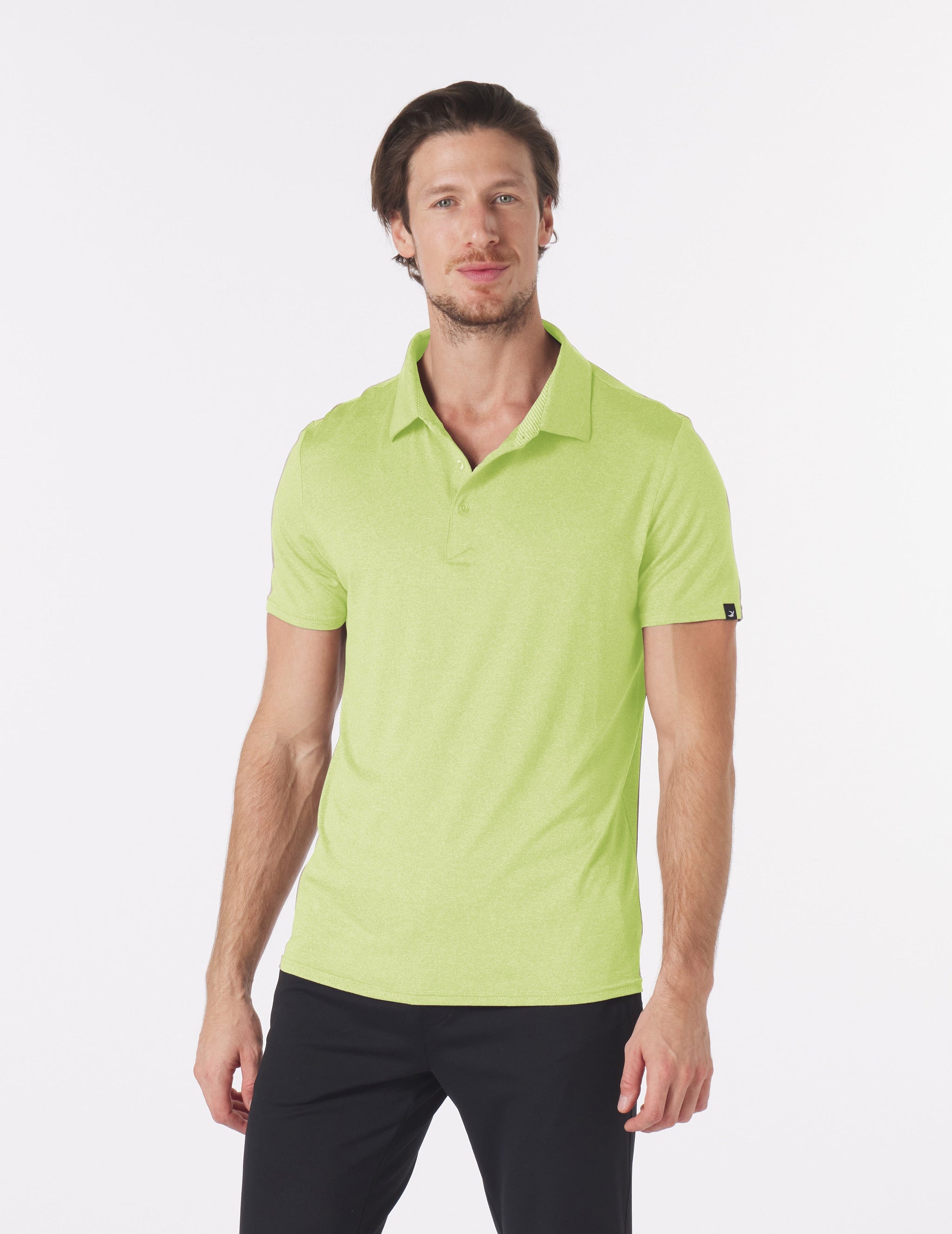 Pin Seeker Polo: Honey Dew Heather Pin Seeker Polo: Honey Dew Heather