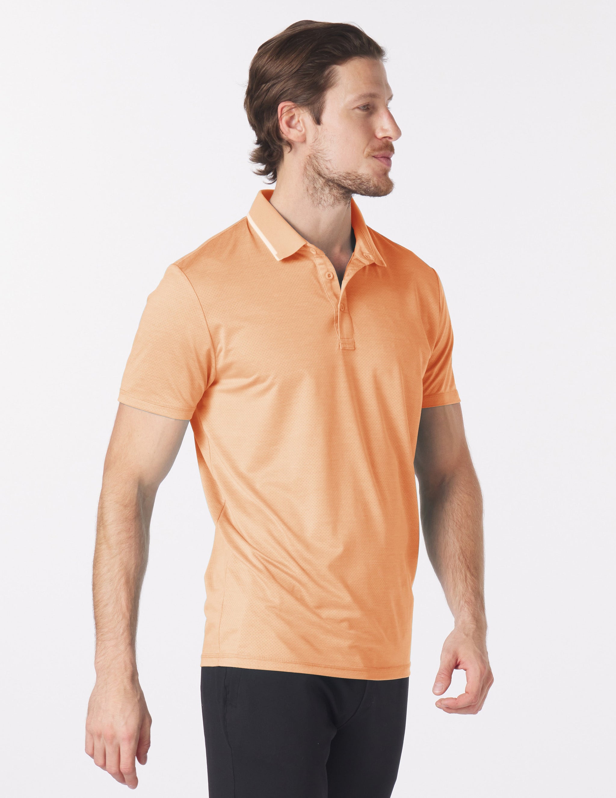 Power Fade Polo: Orange Wine Power Fade Polo: Orange Wine