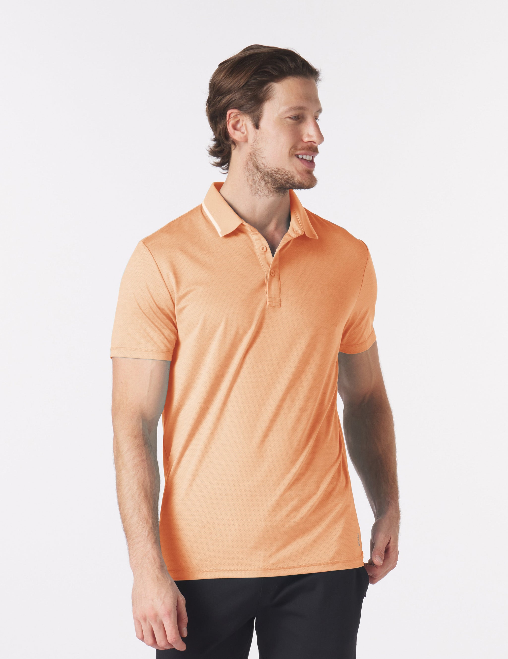 Power Fade Polo: Orange Wine Power Fade Polo: Orange Wine