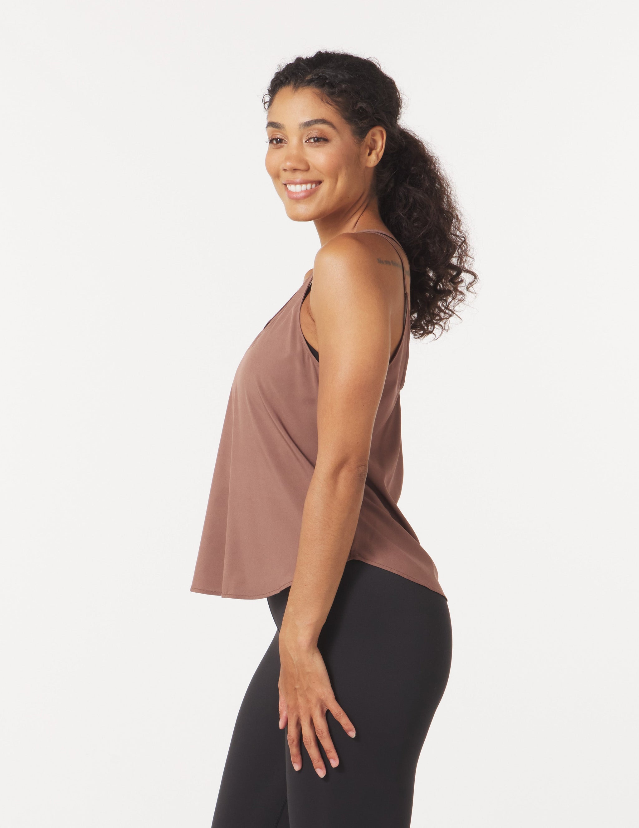 Pyramid Tank: Mocha Pyramid Tank: Mocha