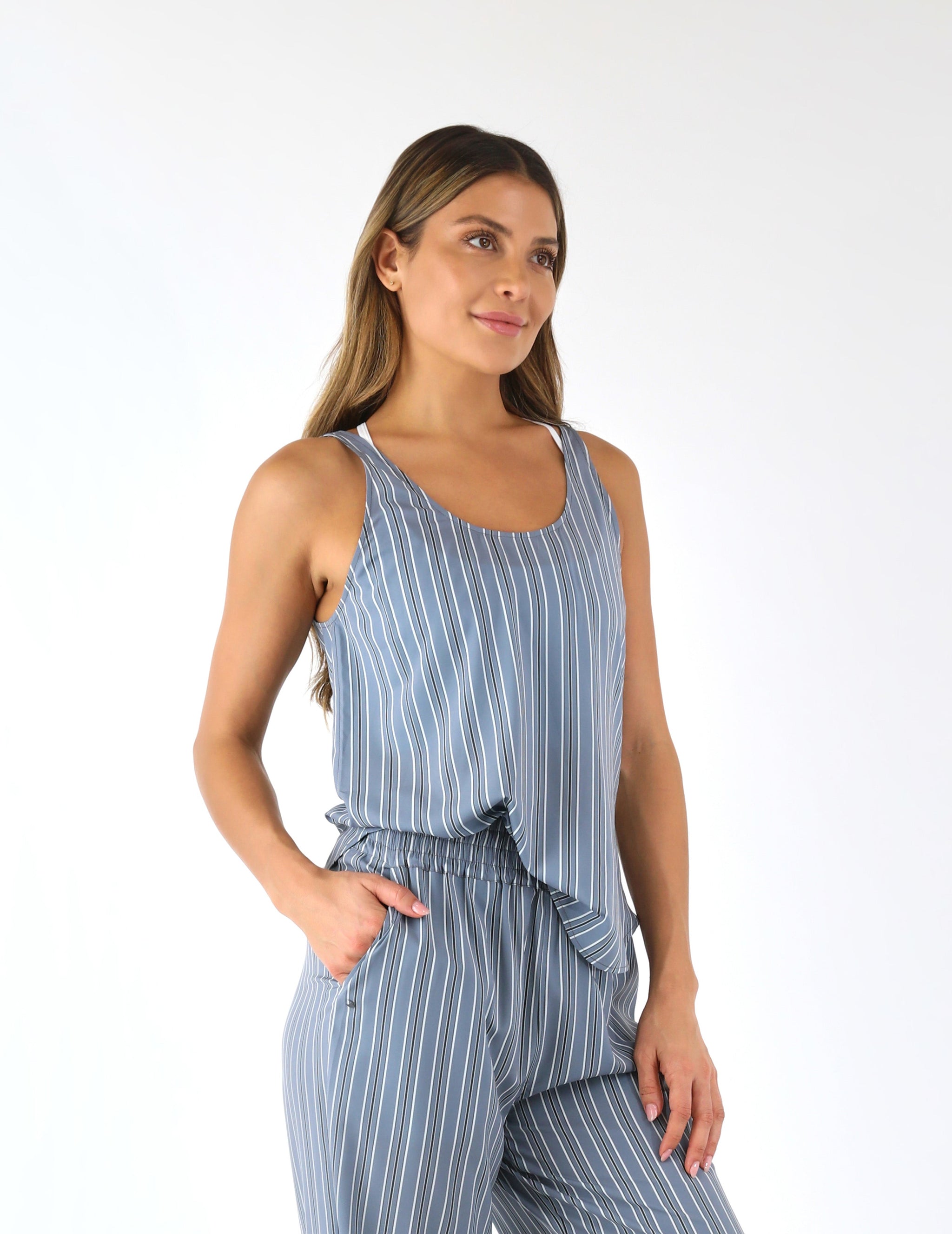 Pyramid Tank: Carbon Stripe Pyramid Tank: Carbon Stripe