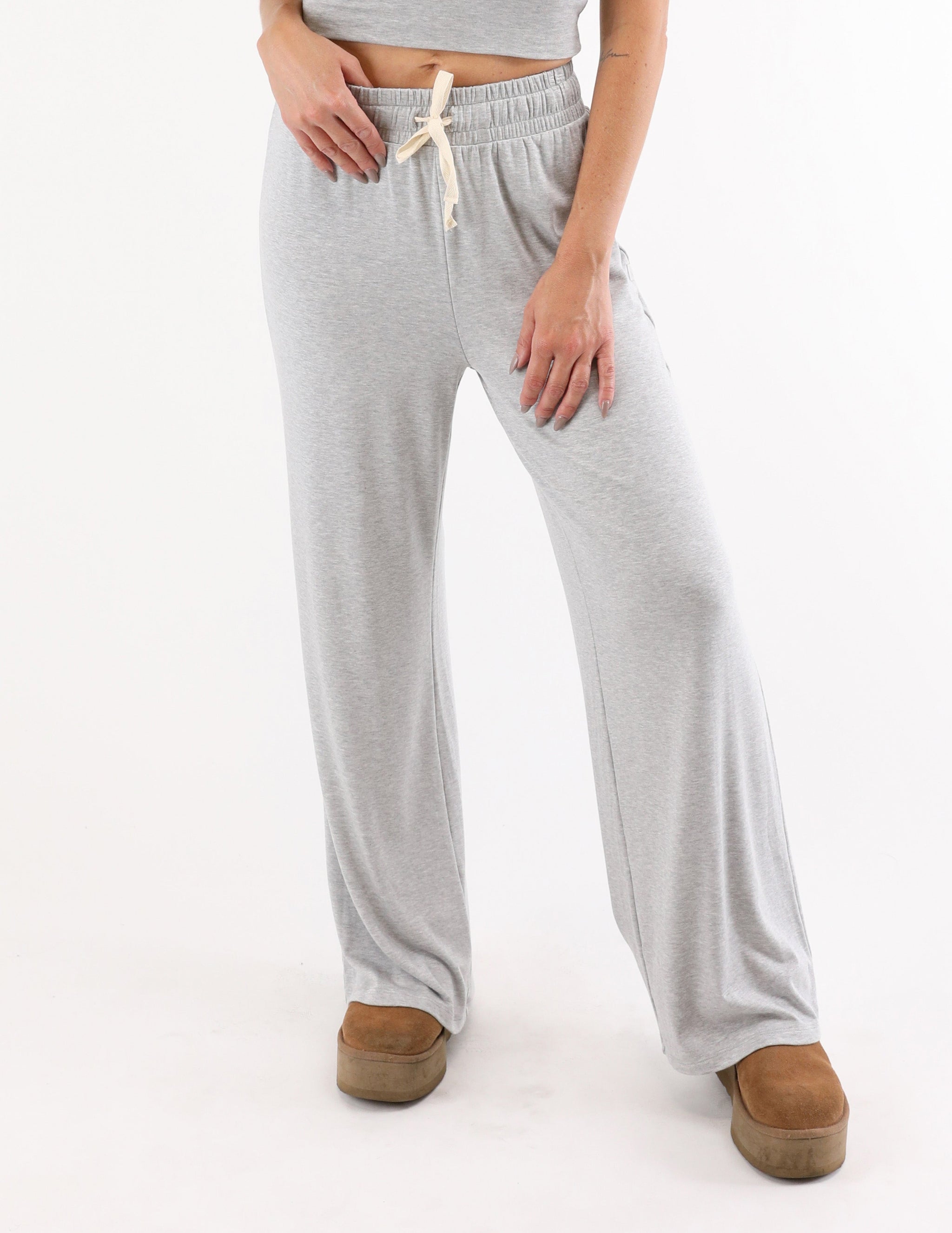 Relaxed Straight Leg: Heather Grey Relaxed Straight Leg: Heather Grey