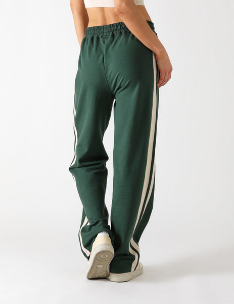 Retro Straight Leg Sweatpant: Forest/Oatmilk – Glyder