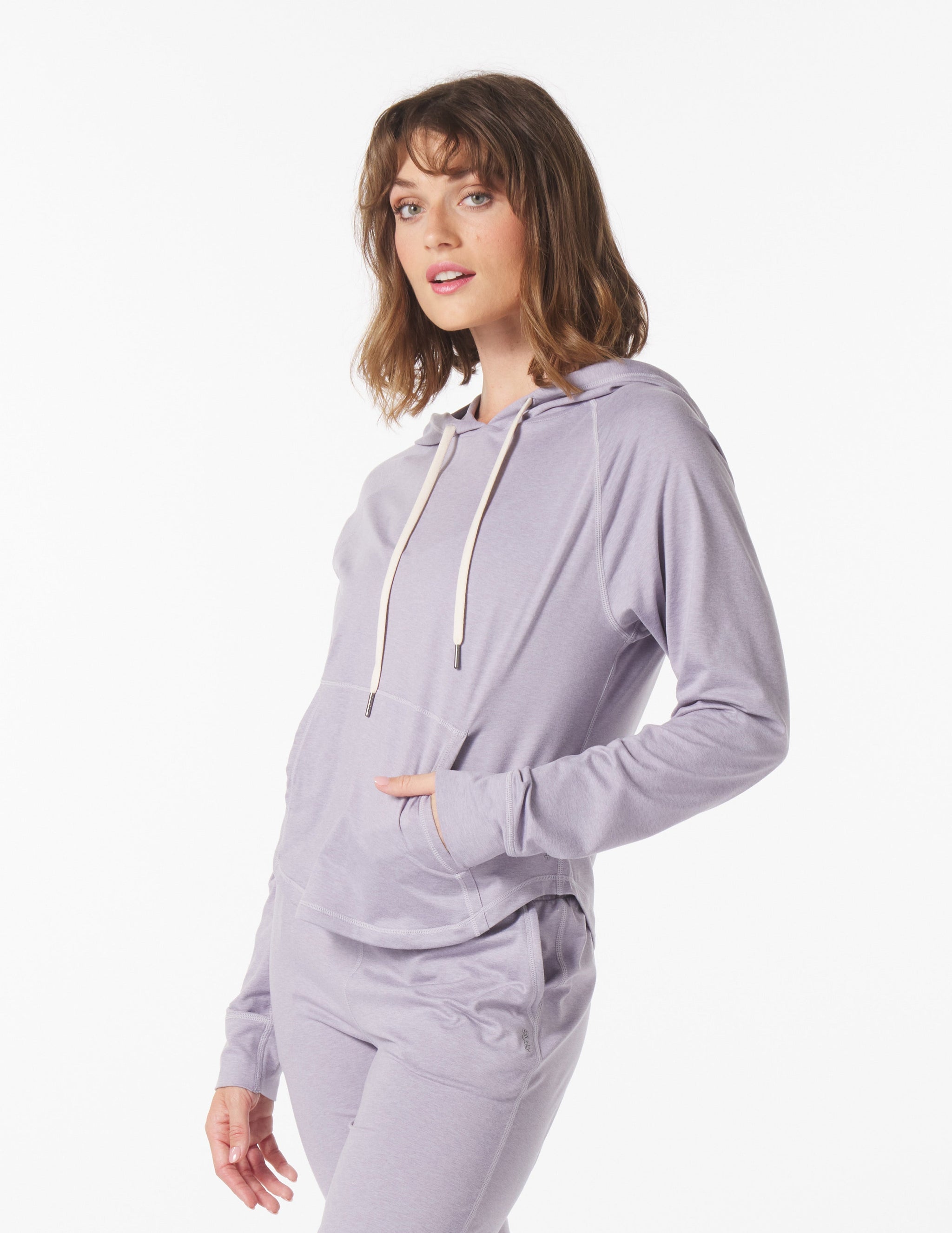 Rocky Hoodie: Dusty Lavender Marble Rocky Hoodie: Dusty Lavender Marble