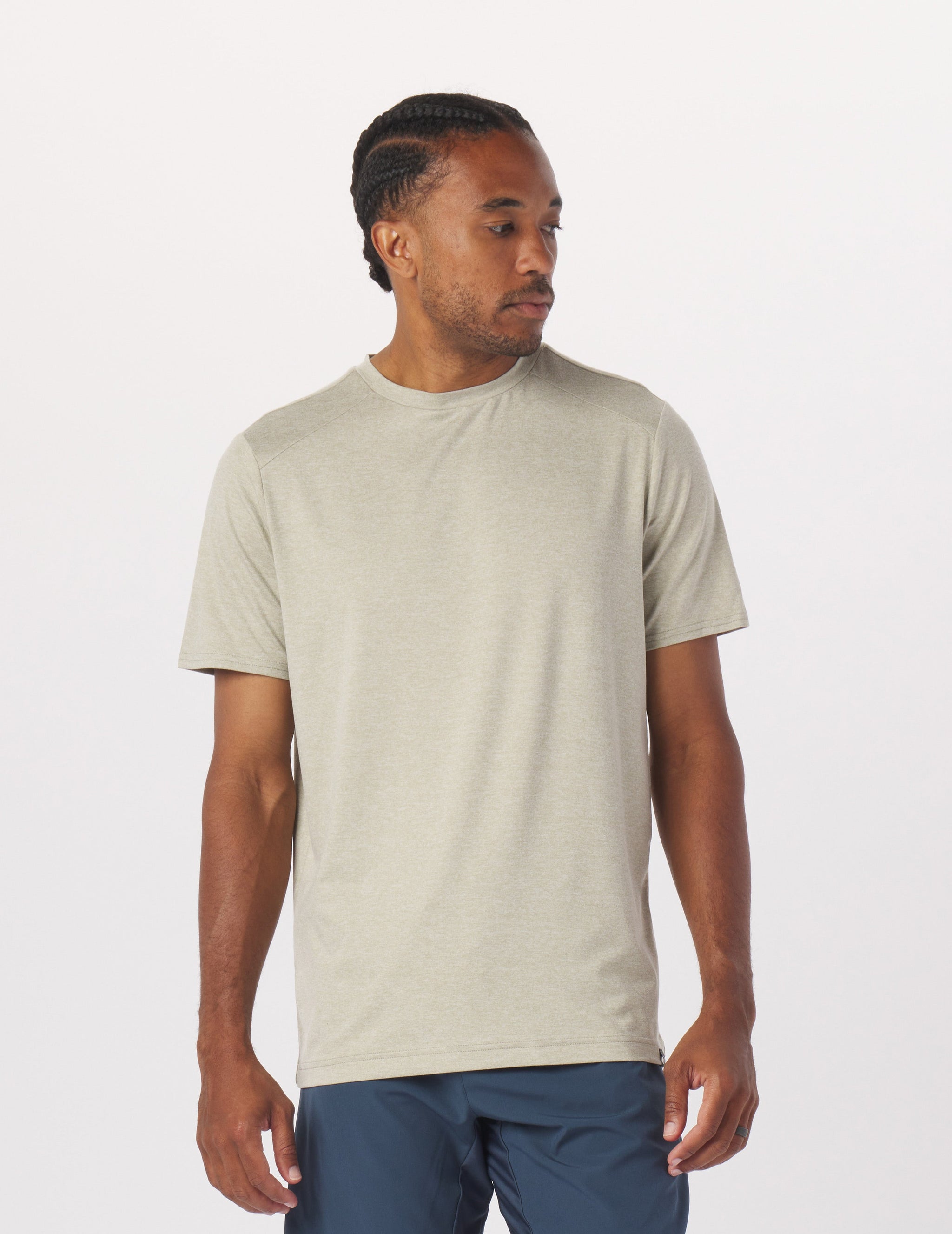 Salton Short Sleeve: Linen Heather Salton Short Sleeve: Linen Heather