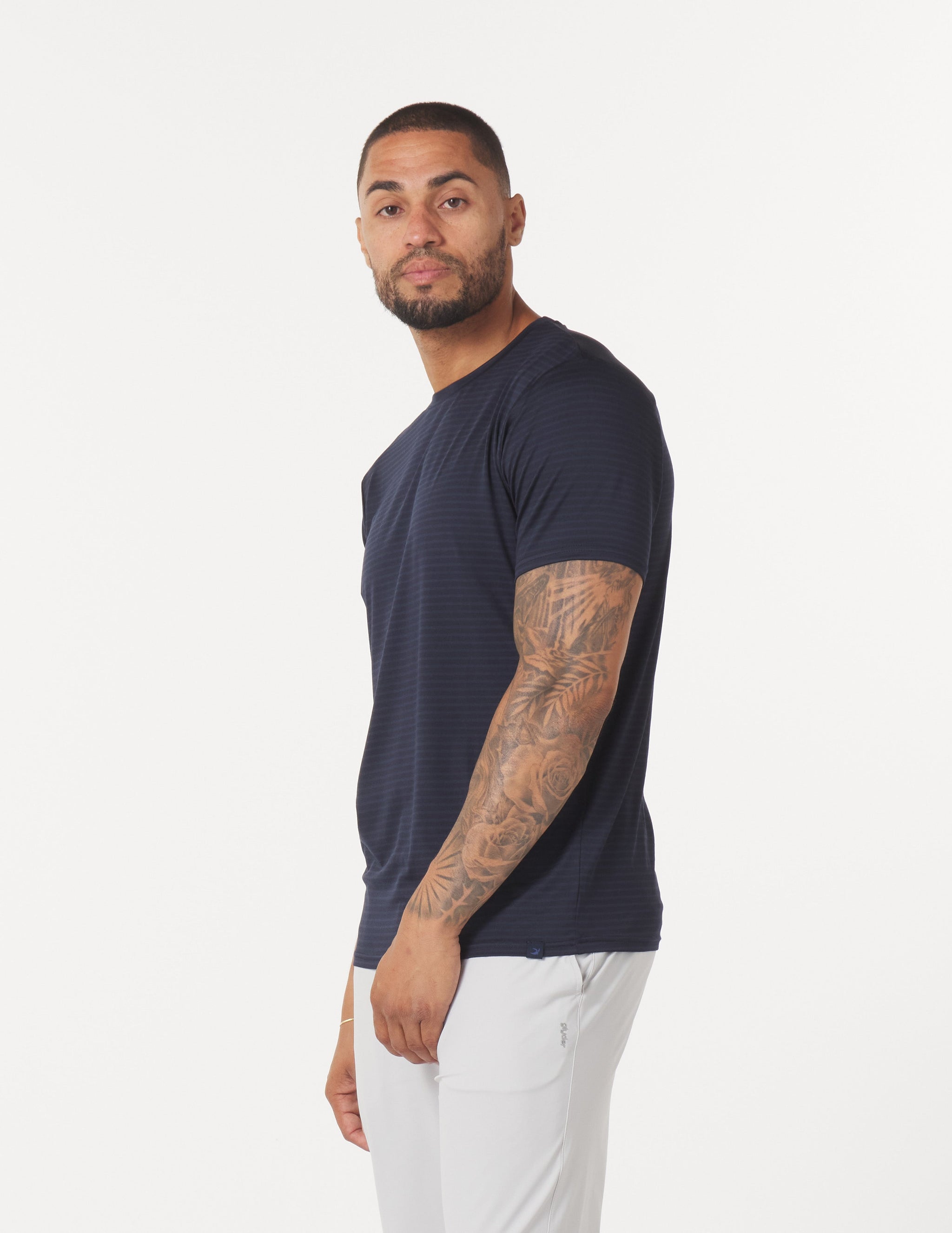 Salton 2.0 Short Sleeve: Navy Stripe Salton 2.0 Short Sleeve: Navy Stripe