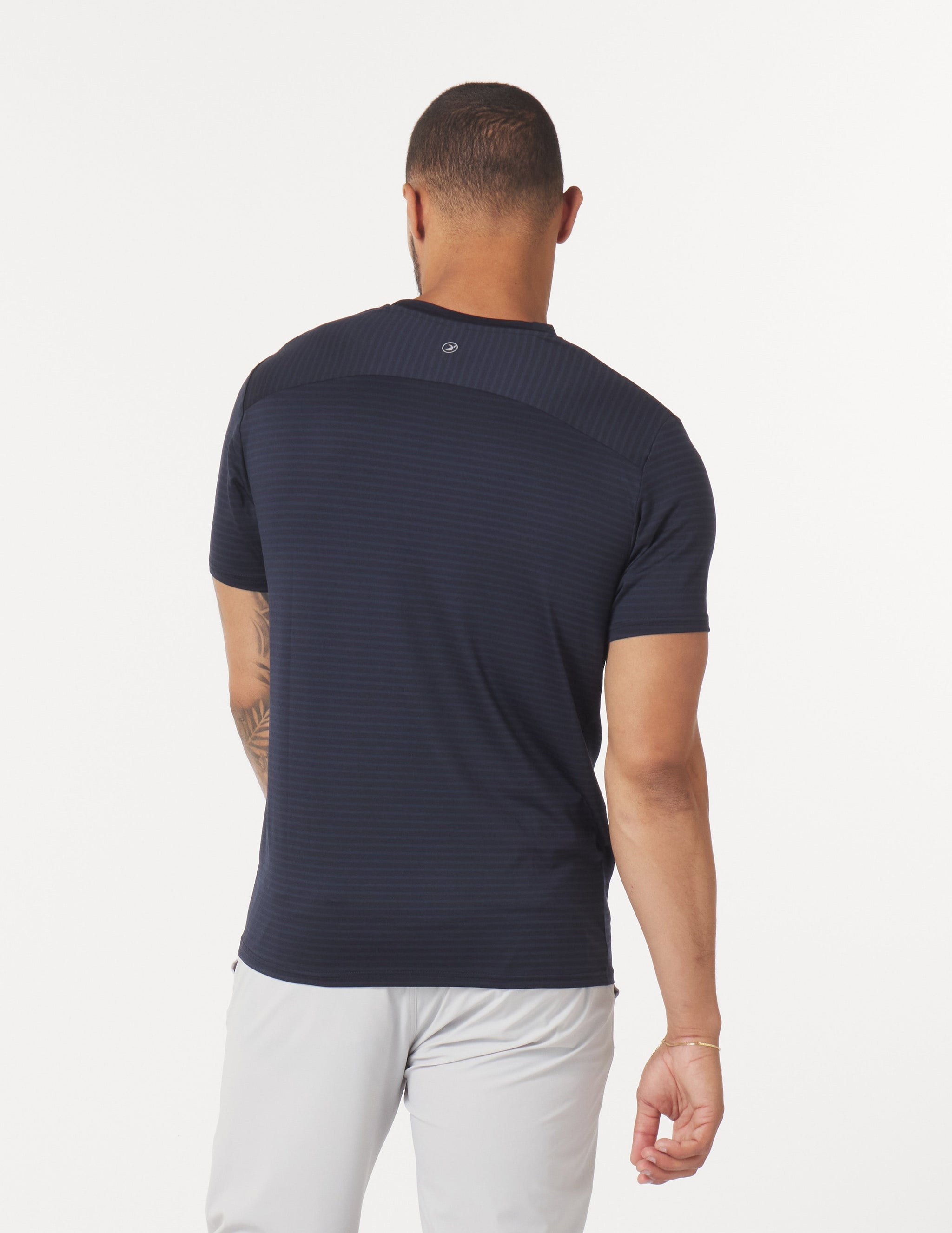 Salton 2.0 Short Sleeve: Navy Stripe Salton 2.0 Short Sleeve: Navy Stripe