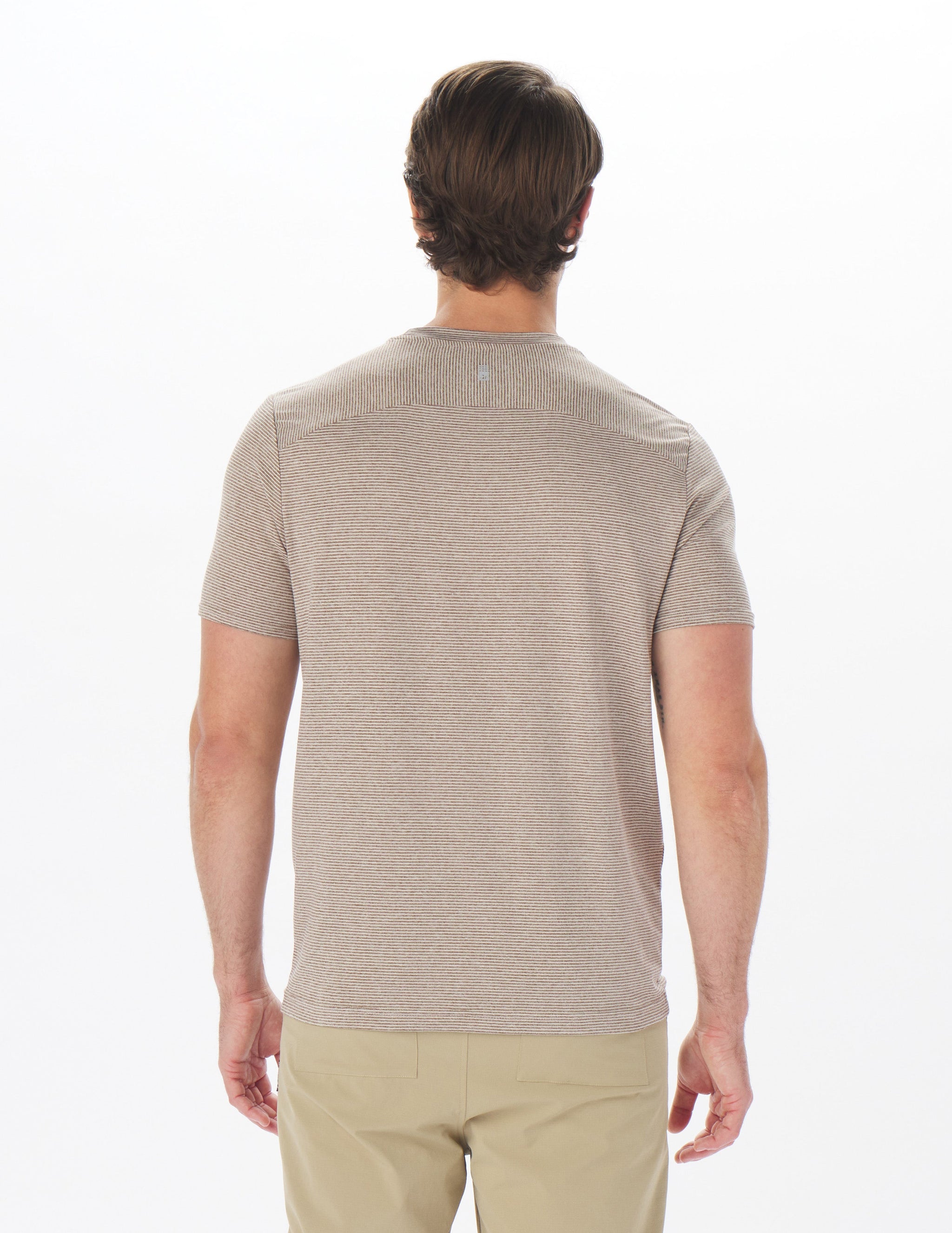 2 Pack Salton Short Sleeve: Black/White Stripe and Espresso/Oatmilk Stripe 2 Pack Salton Short Sleeve: Black/White Stripe and Espresso/Oatmilk Stripe