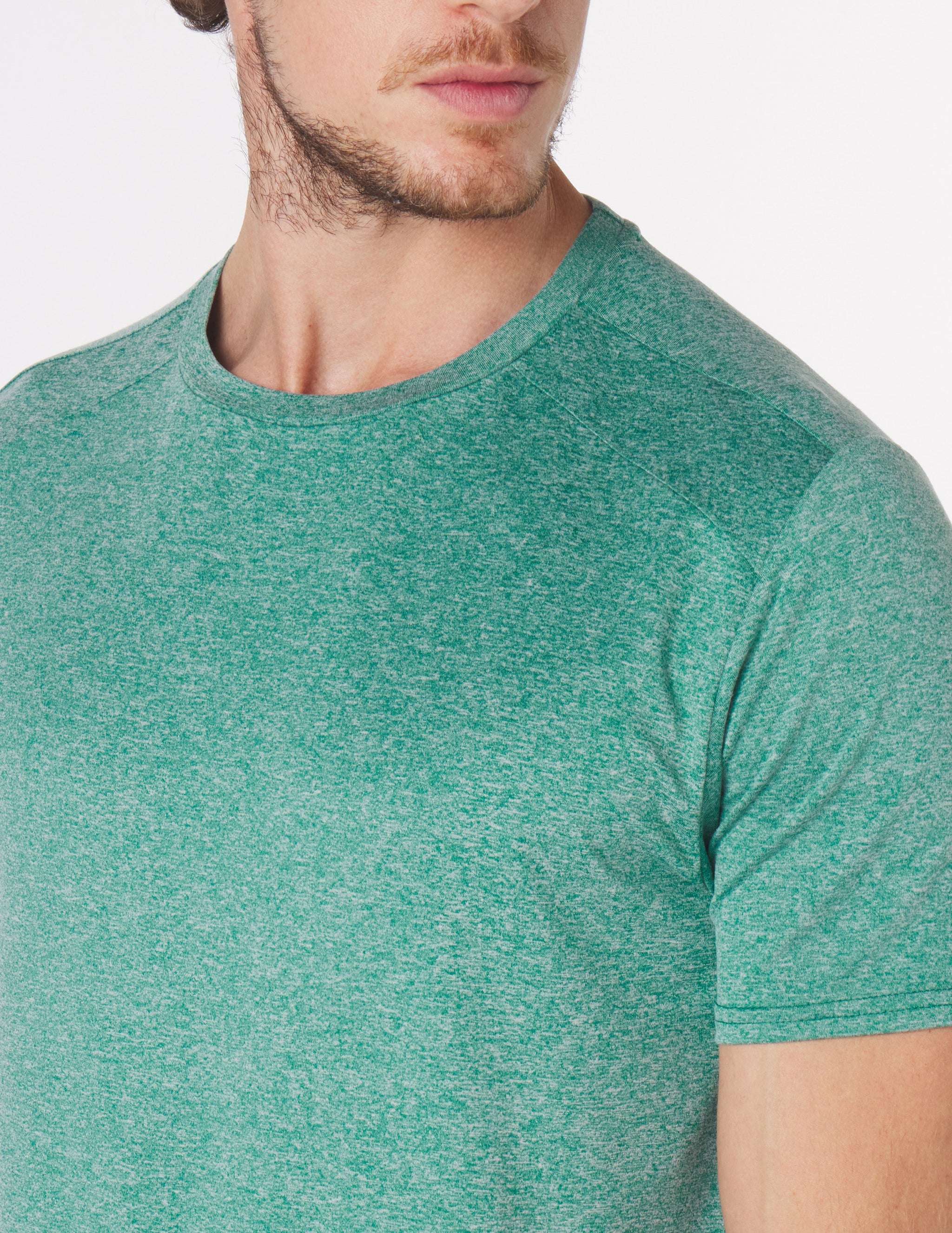 Salton Short Sleeve: Emerald Heather Salton Short Sleeve: Emerald Heather