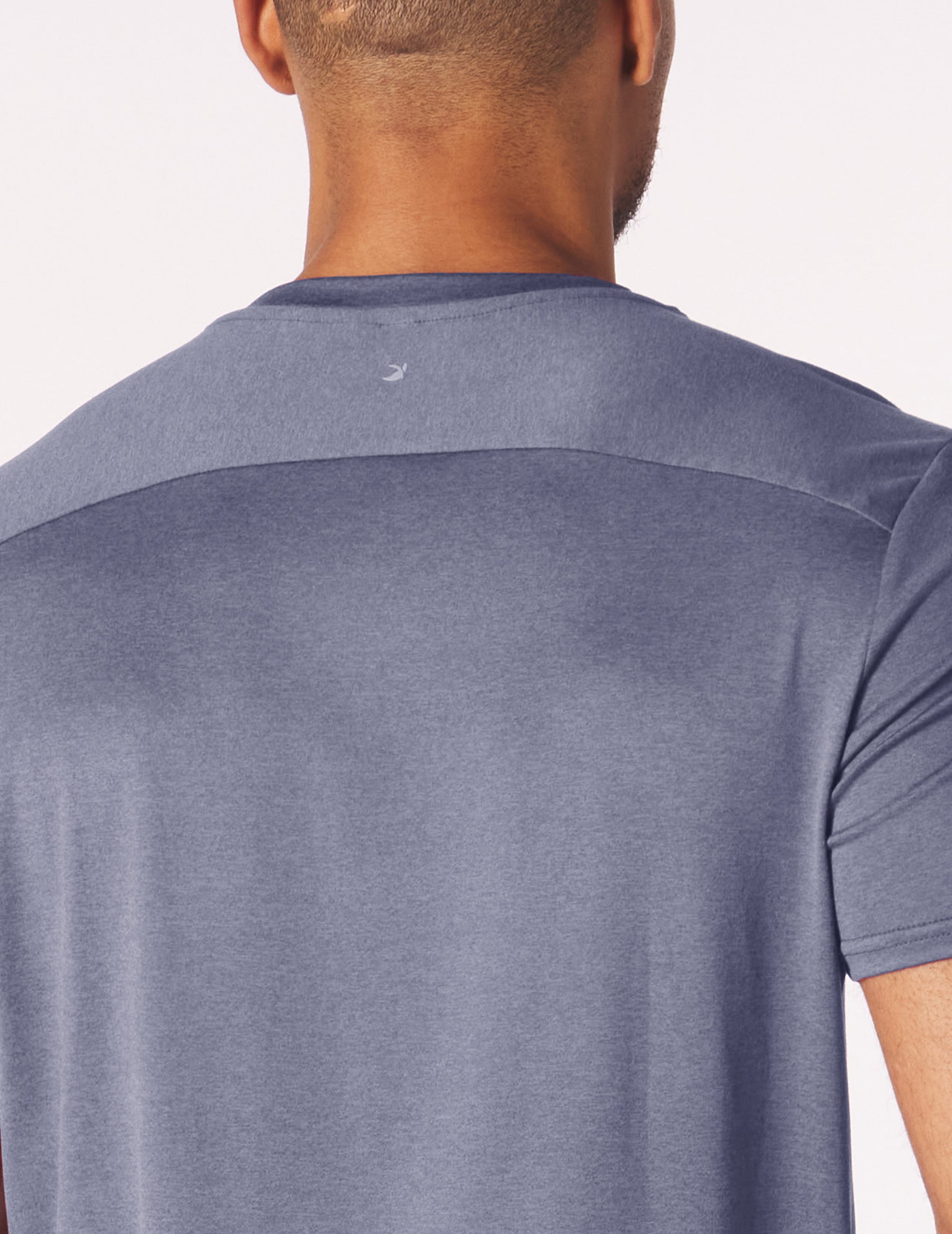 Salton Short Sleeve: Washed Blue Heather Salton Short Sleeve: Washed Blue Heather