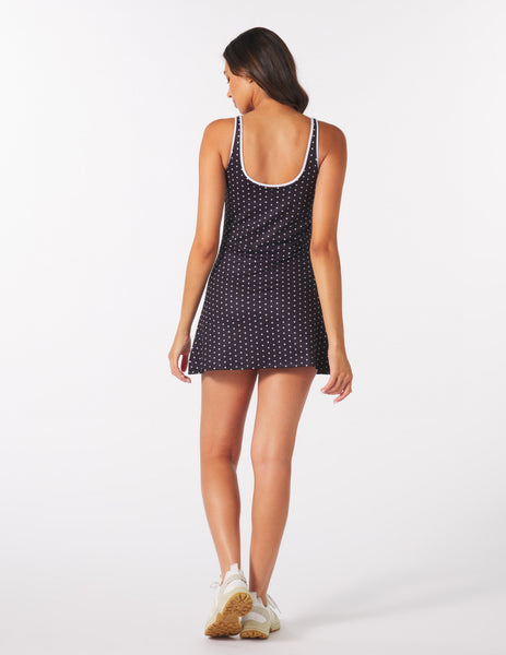 Sculpt Dress: Black/White Polka Dot XS / Black/White Polka Dot