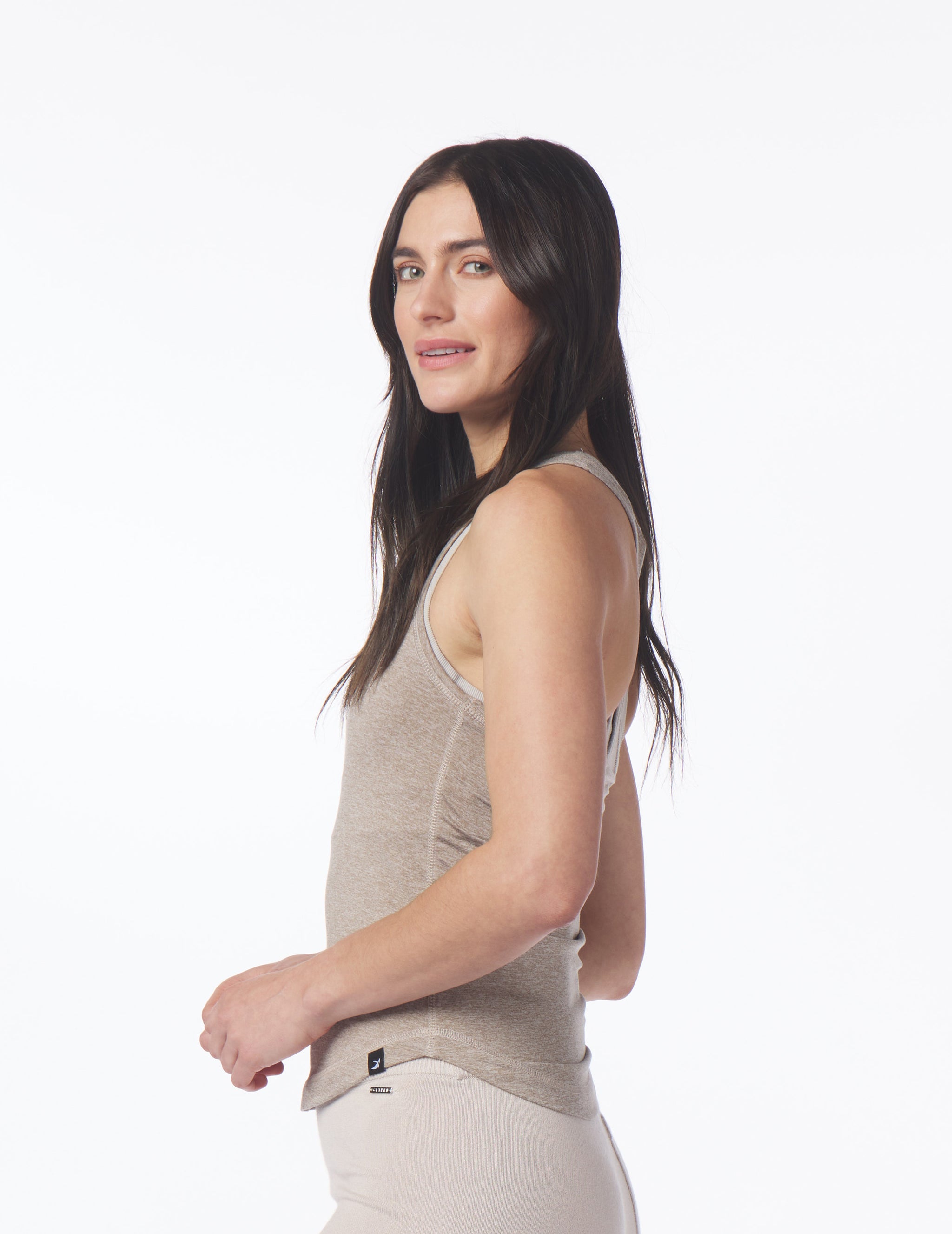 Simplicity Tank: Mocha Heather Simplicity Tank: Mocha Heather