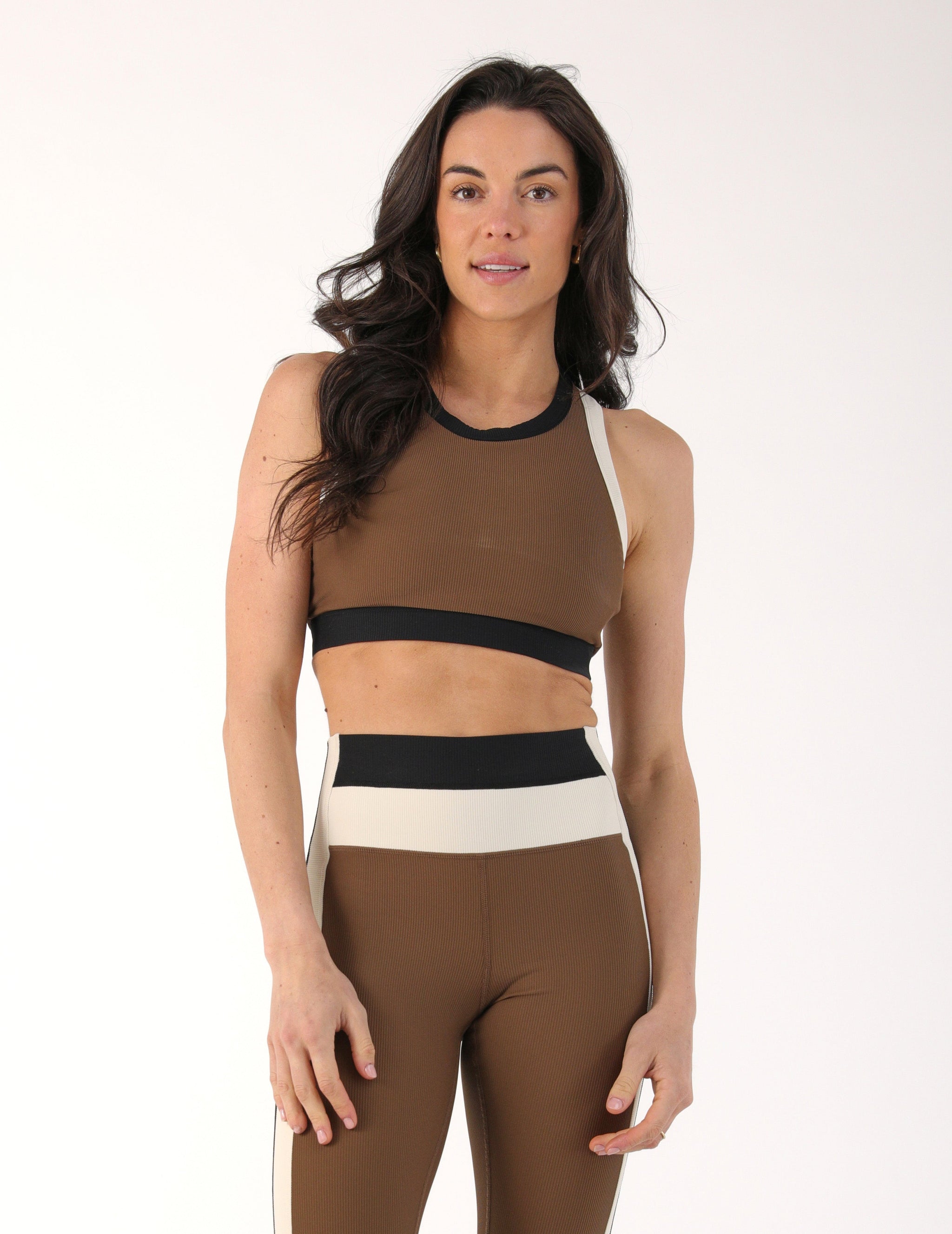 Socialite Bra: Chocolate/Oatmilk/Black Socialite Bra: Chocolate/Oatmilk/Black