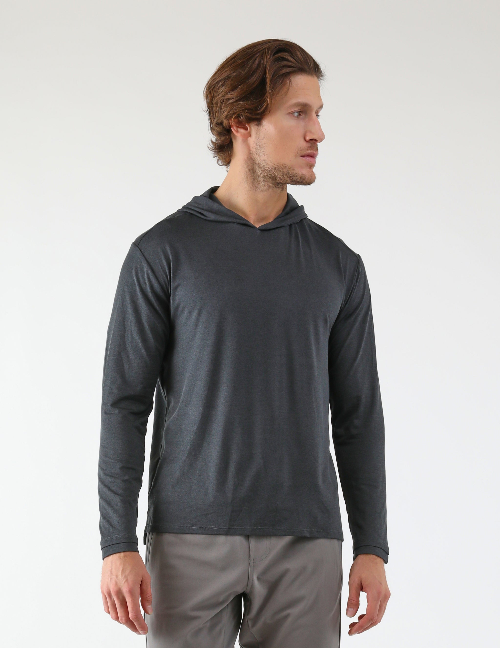 Taclite Hoodie: Jet Black Heather Taclite Hoodie: Jet Black Heather