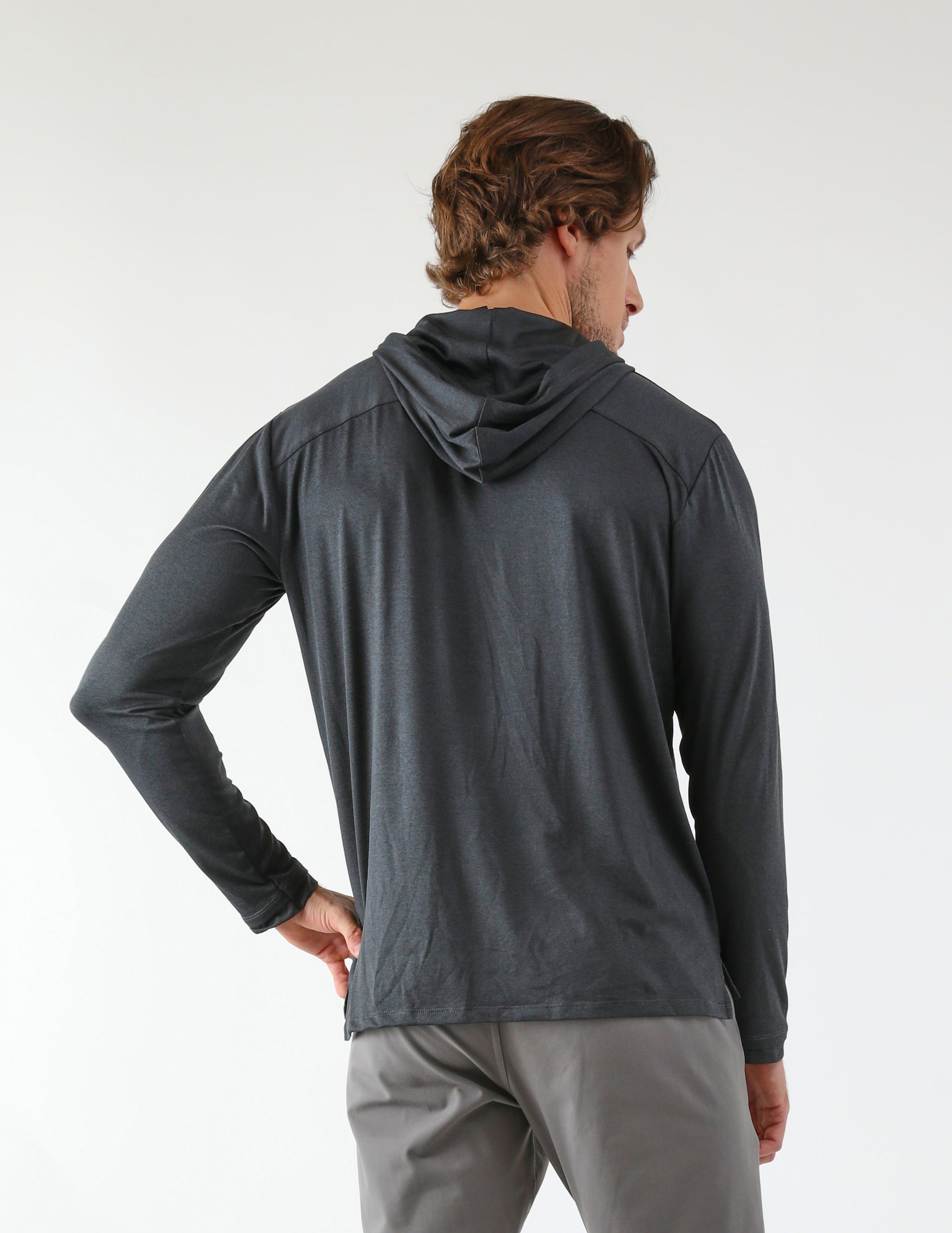 Taclite Hoodie: Jet Black Heather Taclite Hoodie: Jet Black Heather