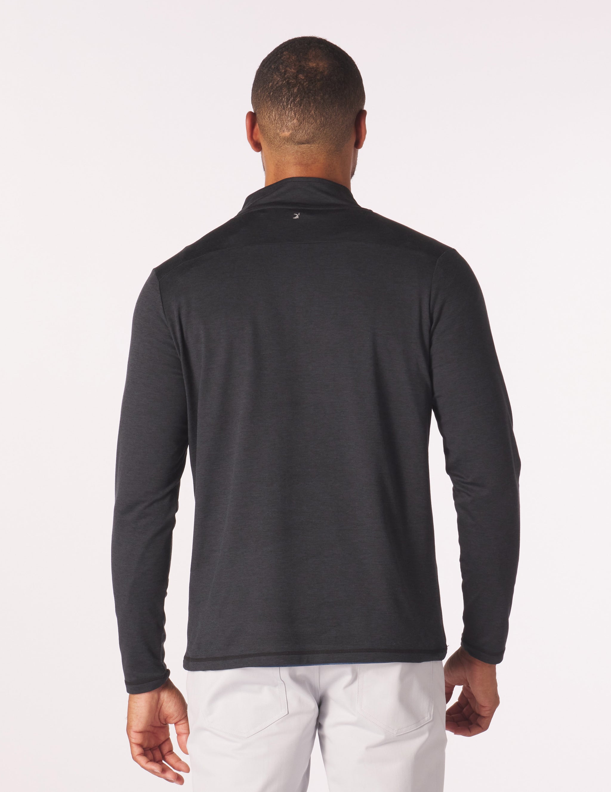Tahoe 1/4 Zip: Jet Black Marble Tahoe 1/4 Zip: Jet Black Marble