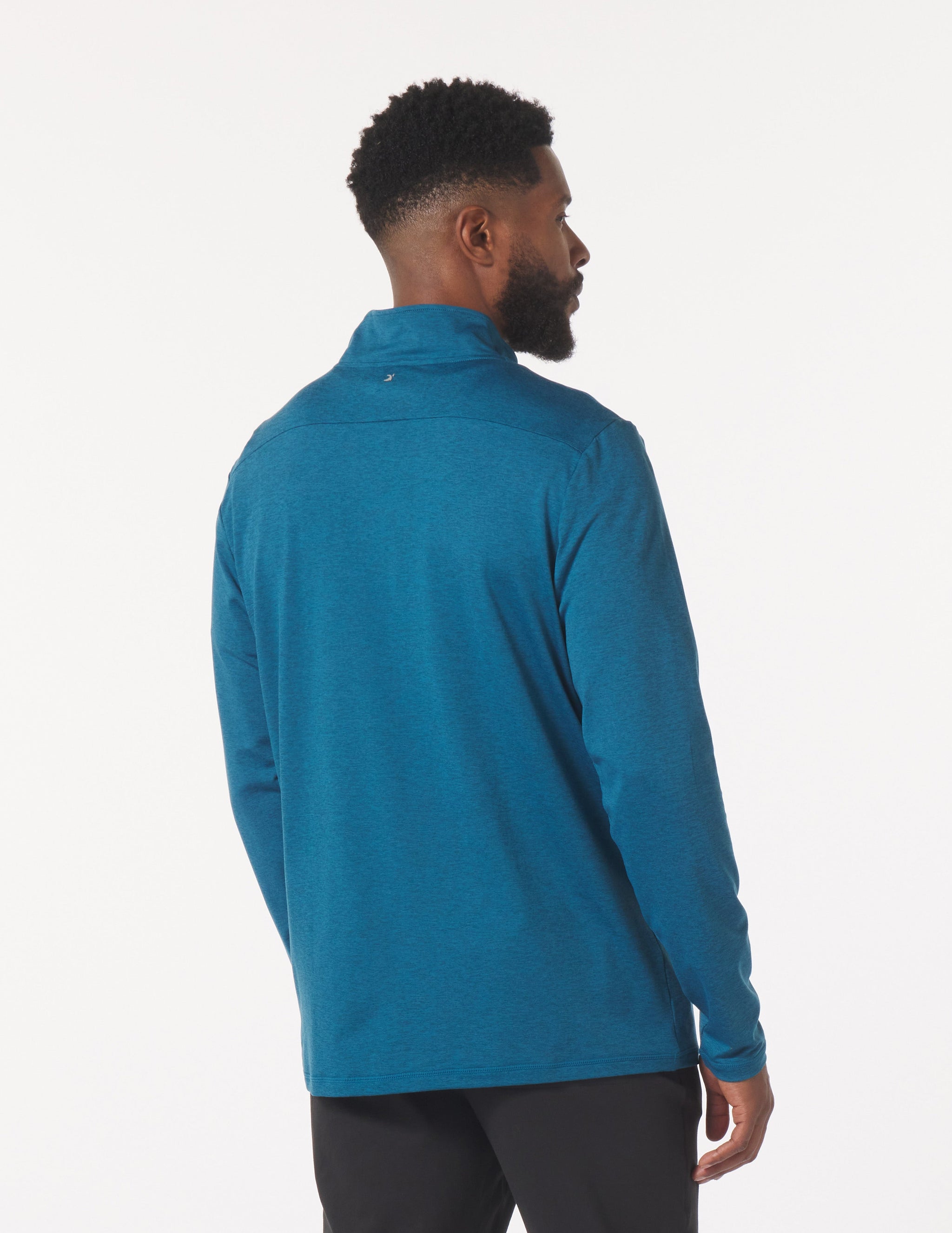 Tahoe 1/4 Zip: Morrocan Blue Marble Tahoe 1/4 Zip: Morrocan Blue Marble