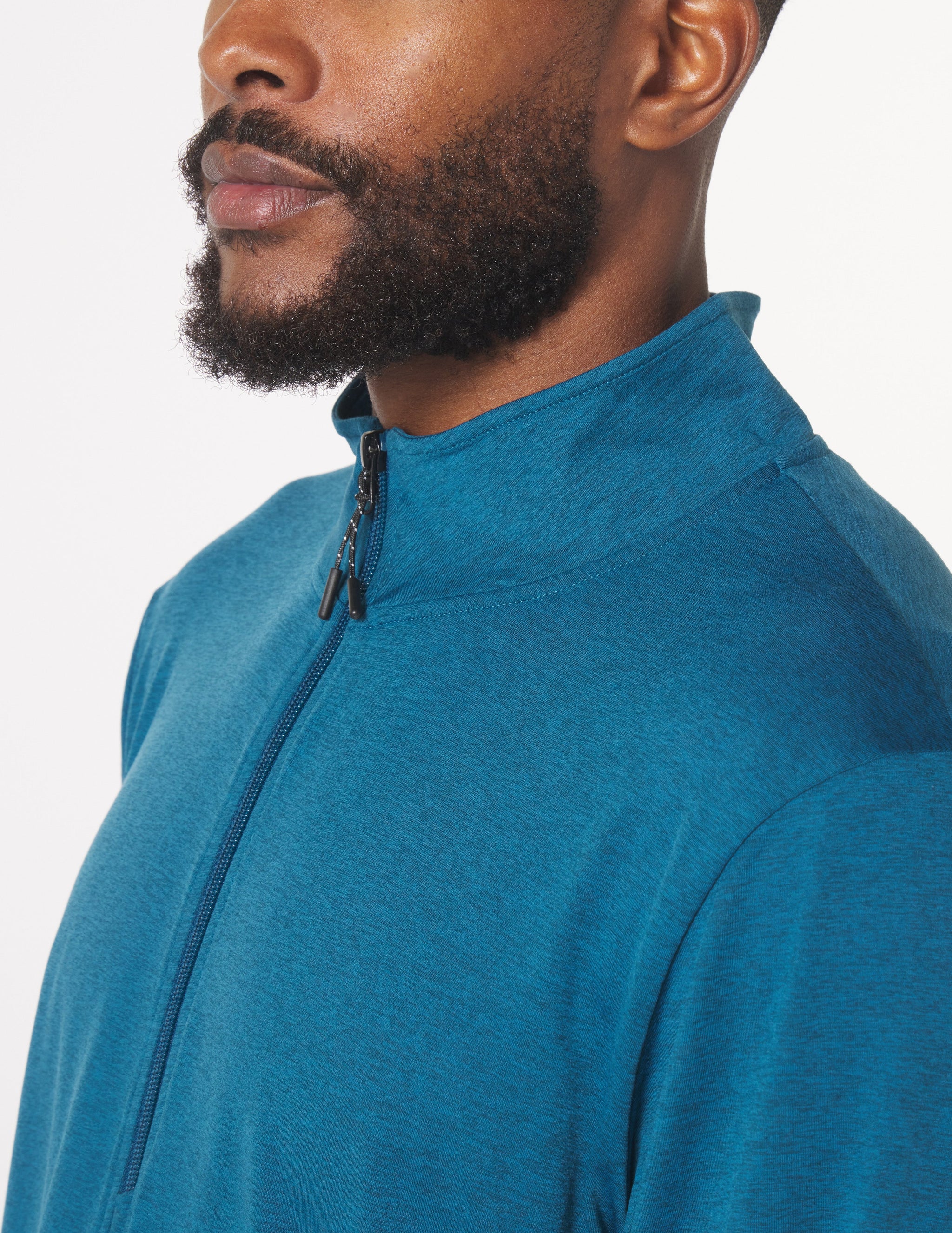 Tahoe 1/4 Zip: Morrocan Blue Marble Tahoe 1/4 Zip: Morrocan Blue Marble
