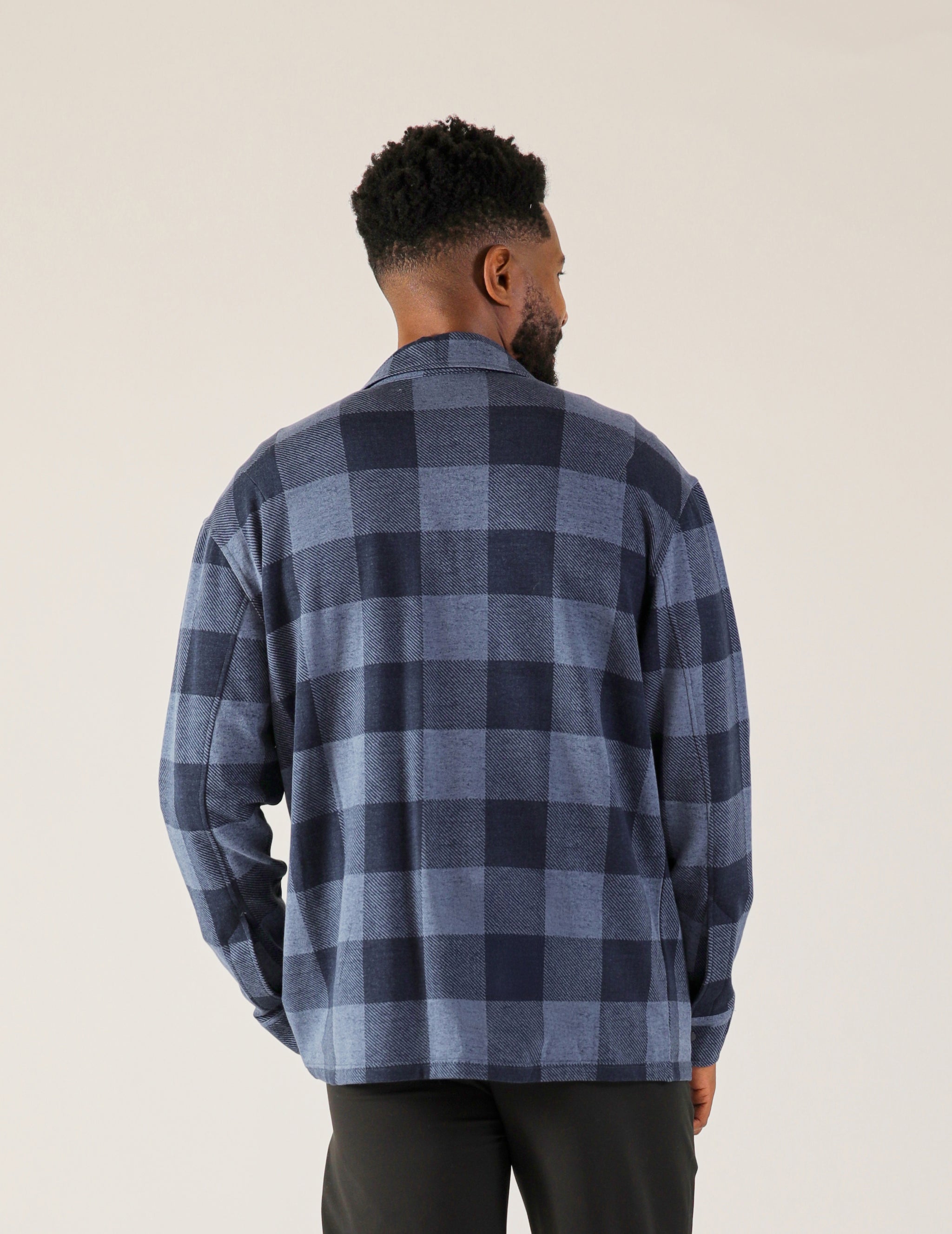Trek Shirt: Navy Hudson Plaid Trek Shirt: Navy Hudson Plaid