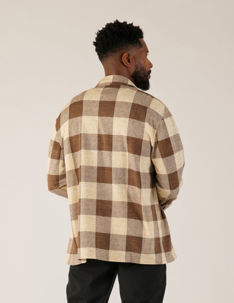 Trek Shirt: Chocolate Buffalo Plaid – Glyder