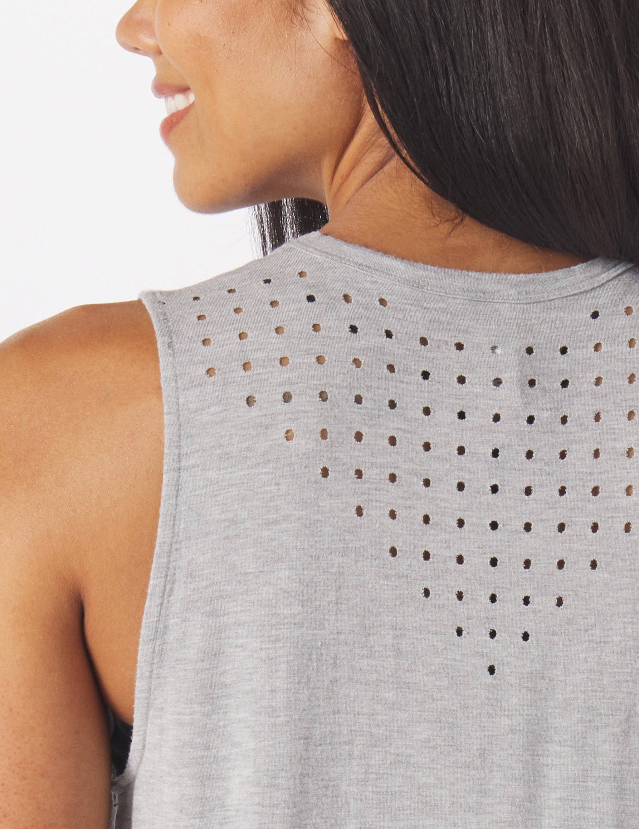 Trinity Tank: Grey Melange Trinity Tank: Grey Melange