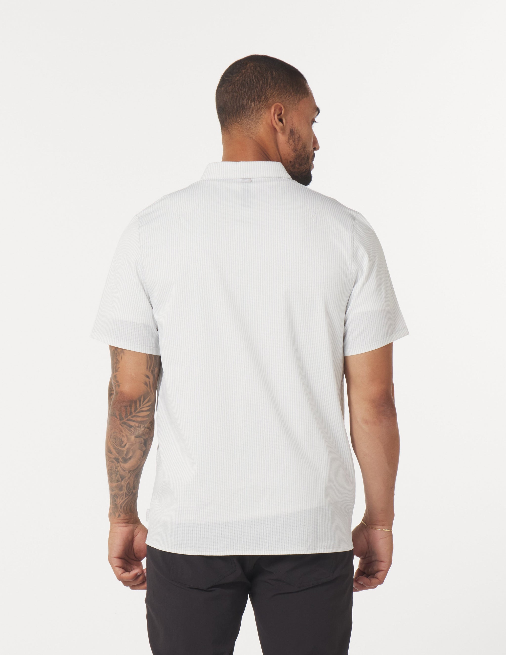 Zephyr Shirt: Ash Grey Stripe Zephyr Shirt: Ash Grey Stripe