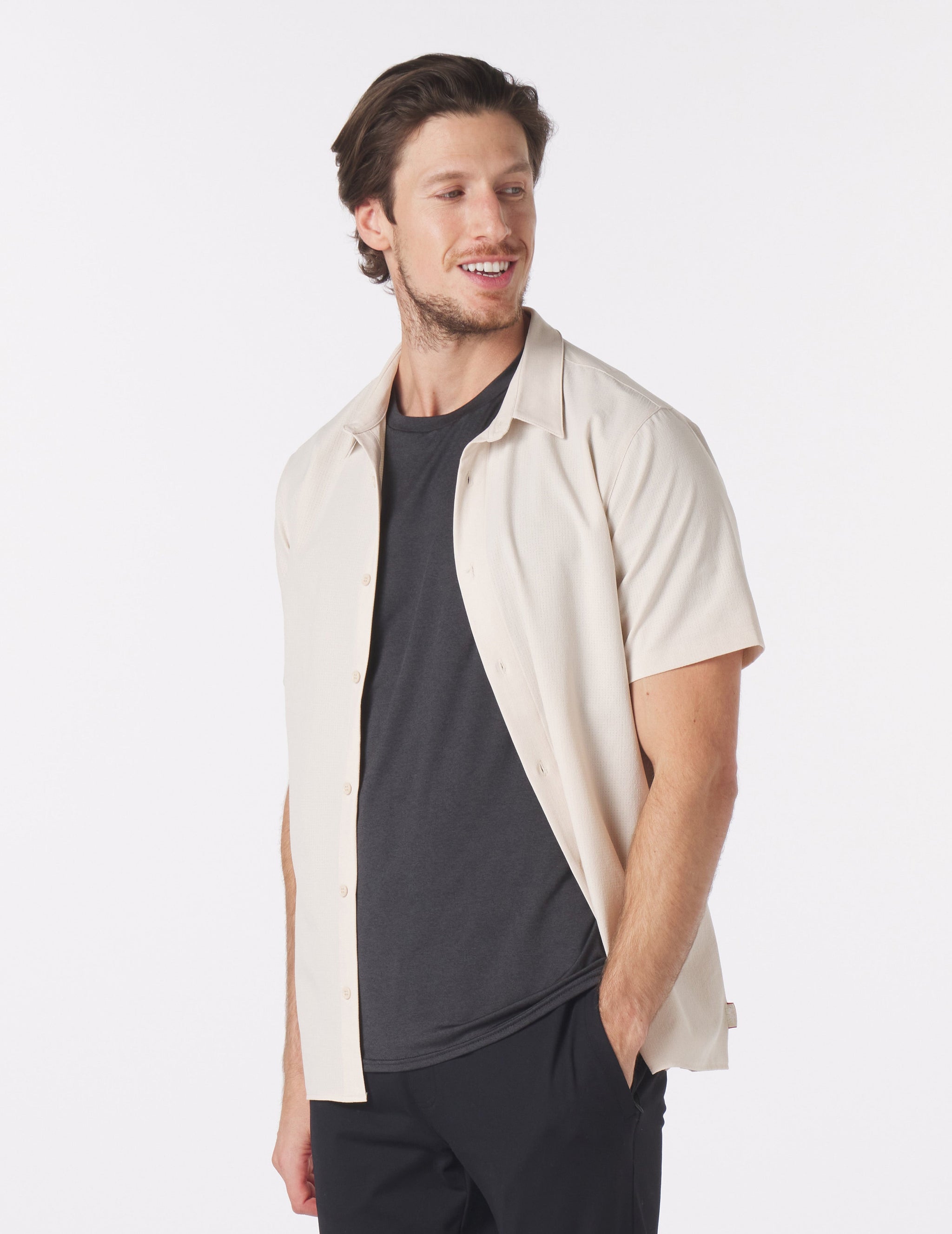 Zephyr Shirt: Oatmilk Zephyr Shirt: Oatmilk