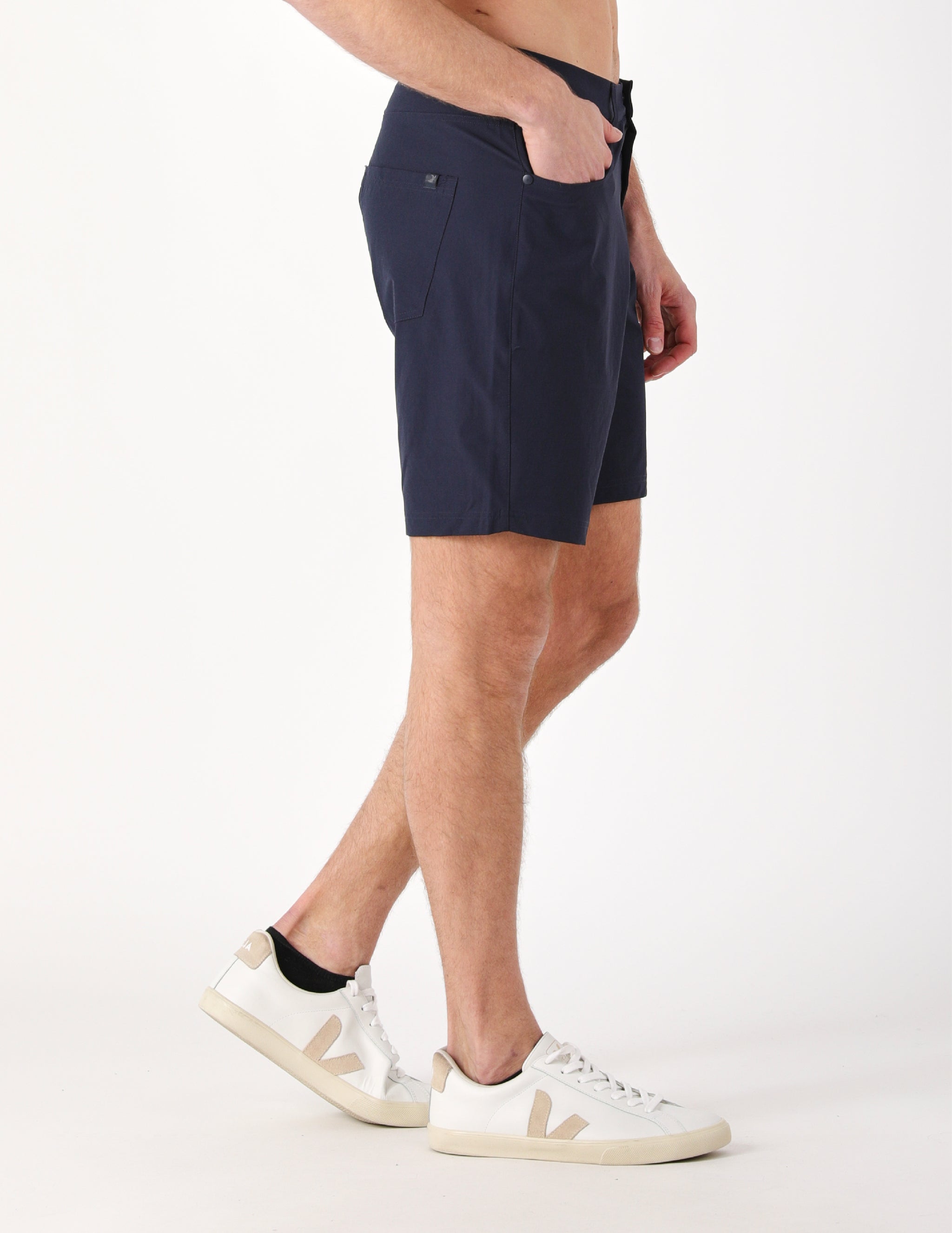 Powertek 5 Pocket Short: Navy Powertek 5 Pocket Short: Navy