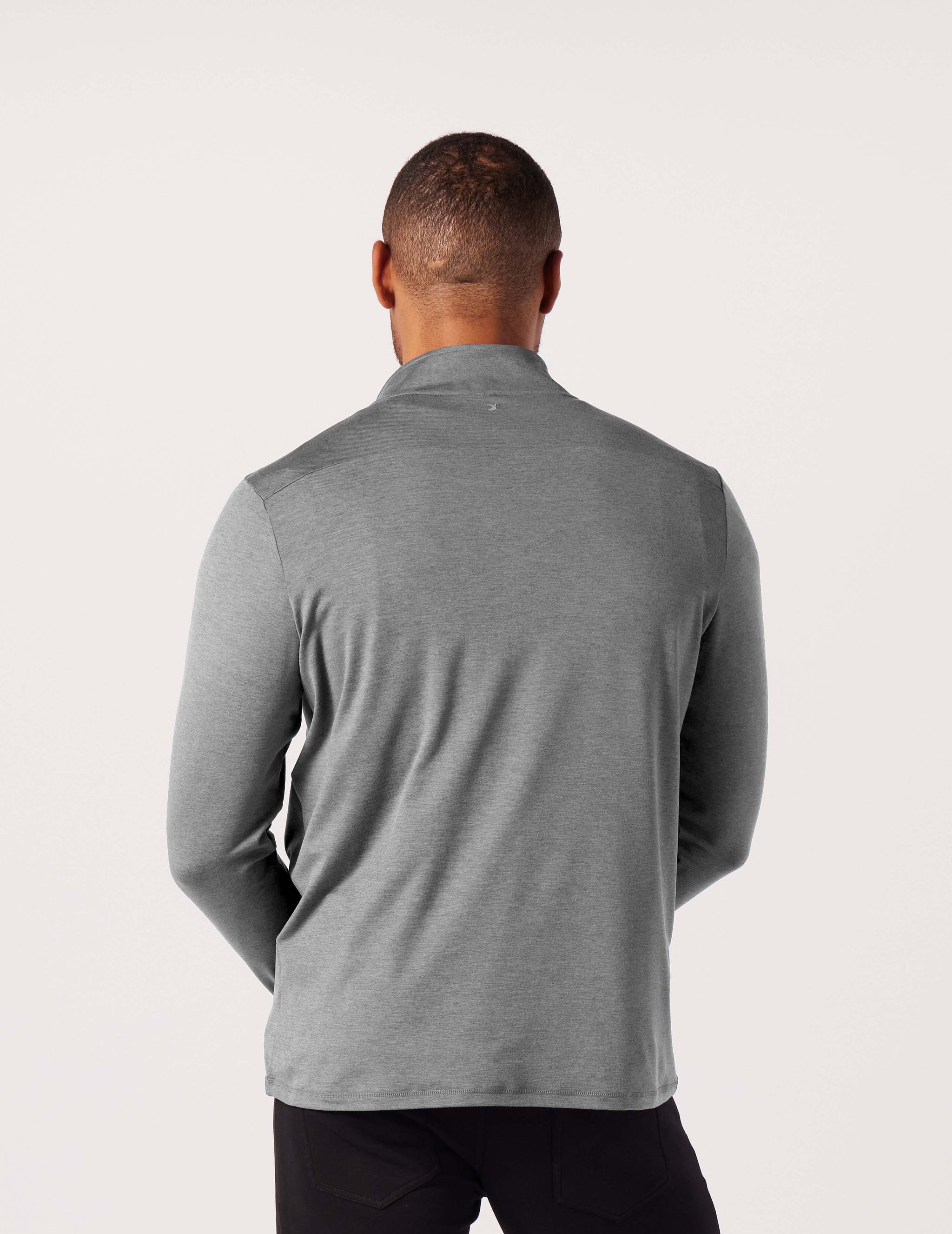 Tahoe 1/4 Zip: Black Heather Tahoe 1/4 Zip: Black Heather