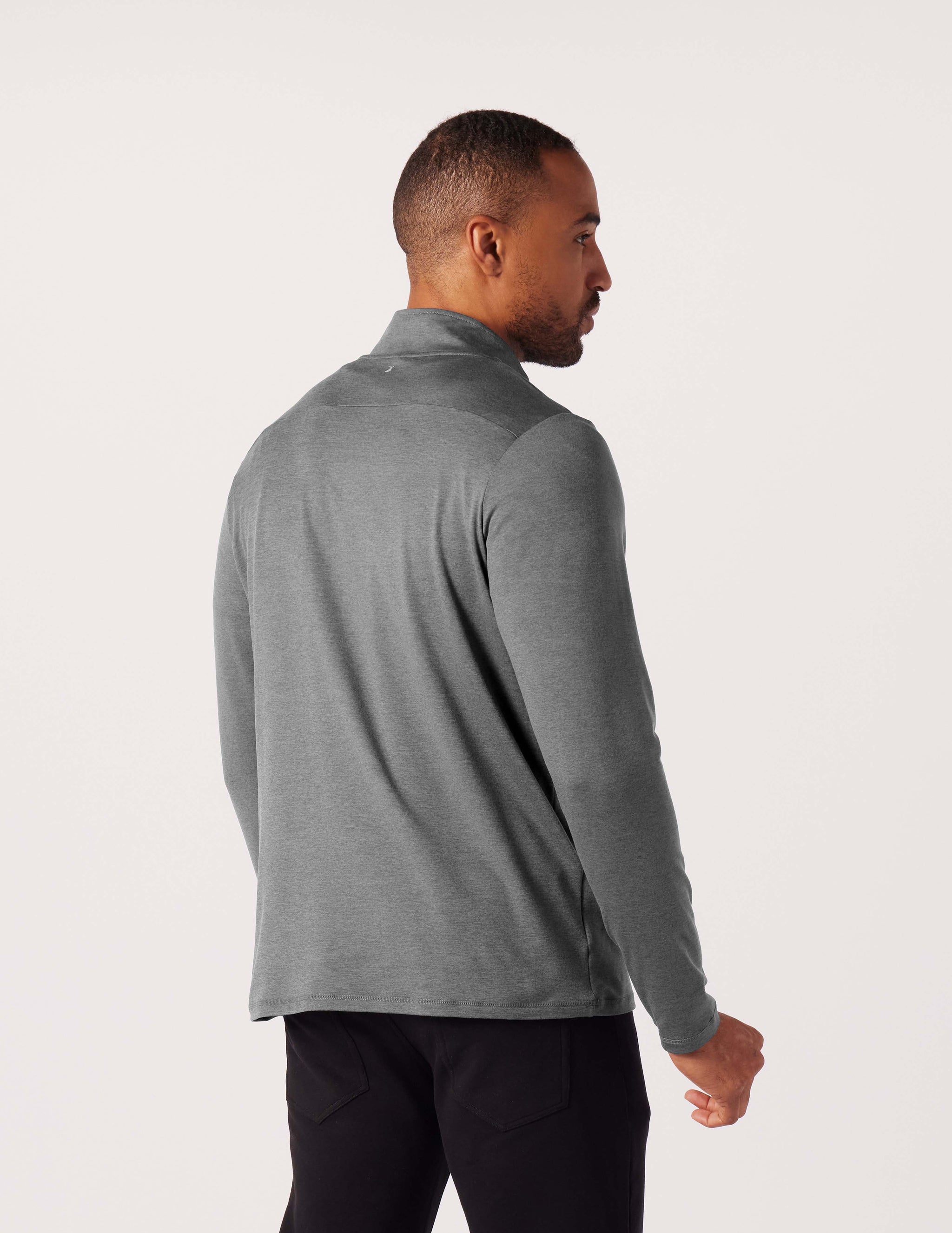 Tahoe 1/4 Zip: Black Heather Tahoe 1/4 Zip: Black Heather