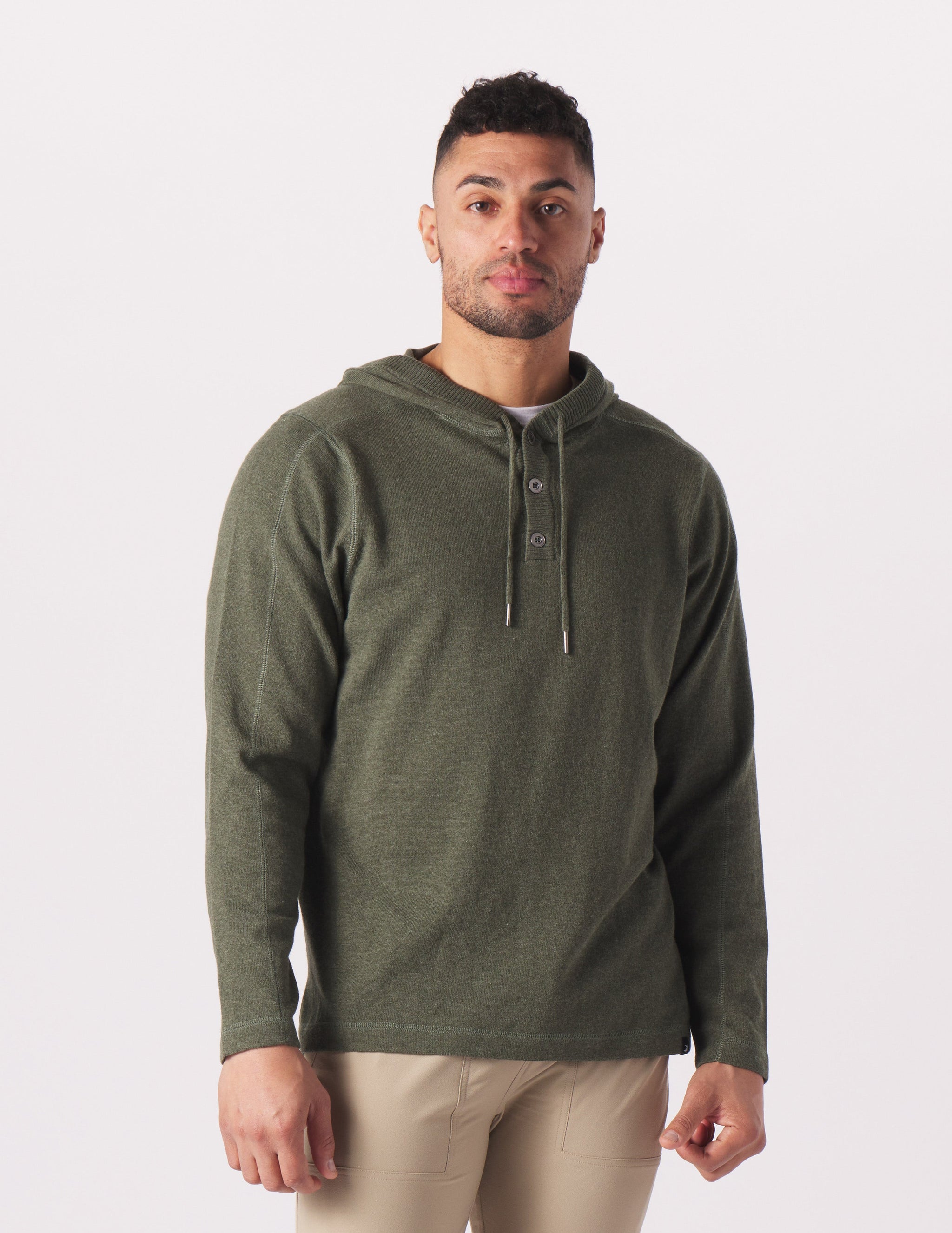 Ace Hooded Sweater: Olive Ace Hooded Sweater: Olive